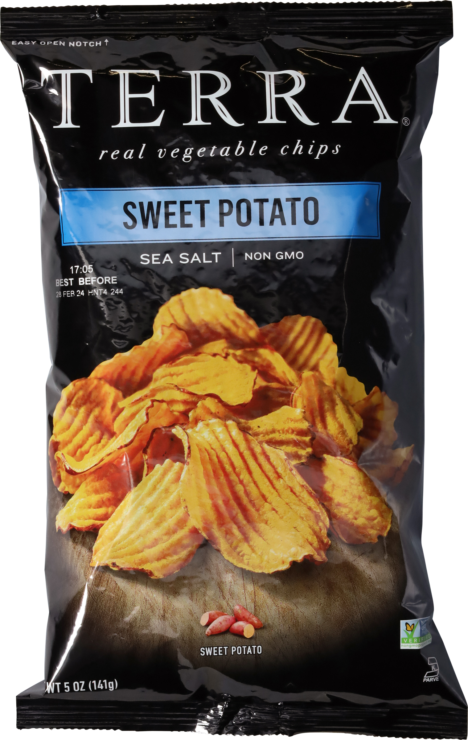 Vegetable Chips, Real, Sweet Potato, Sea Salt