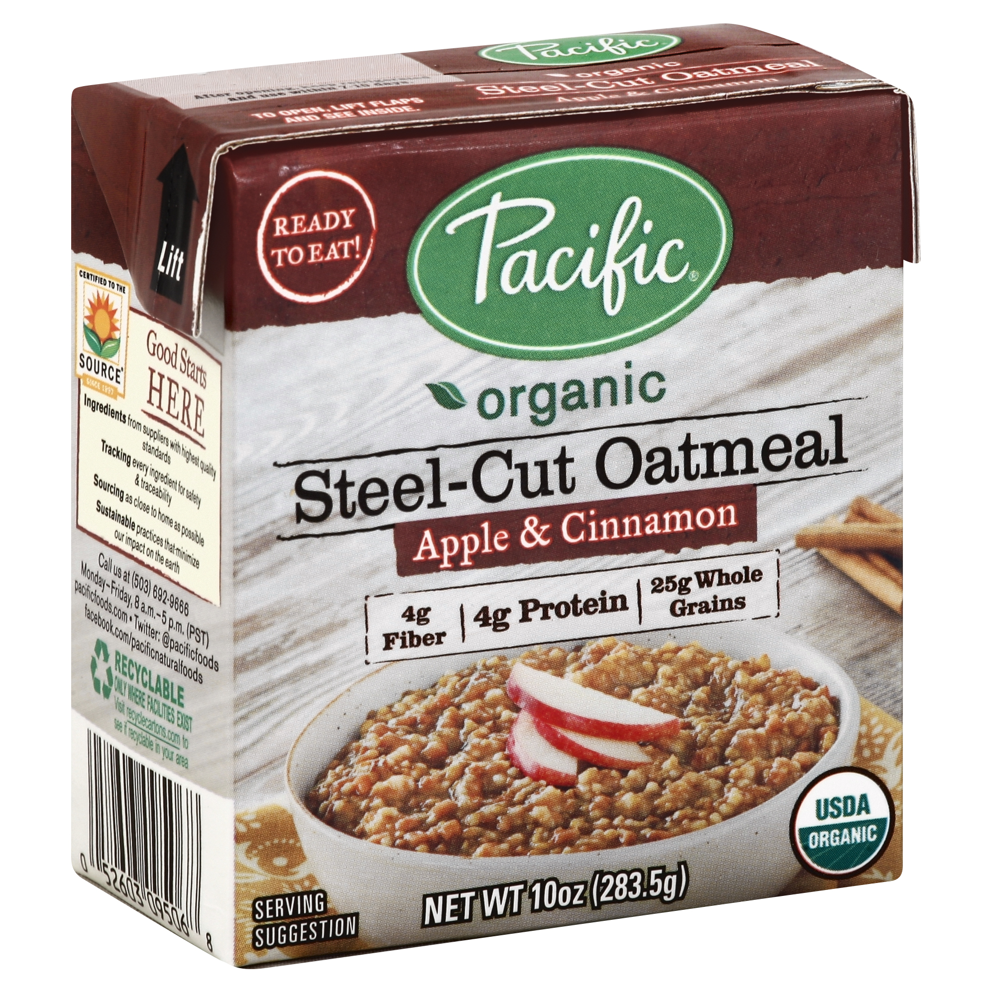 Pacific Oatmeal 10 Oz