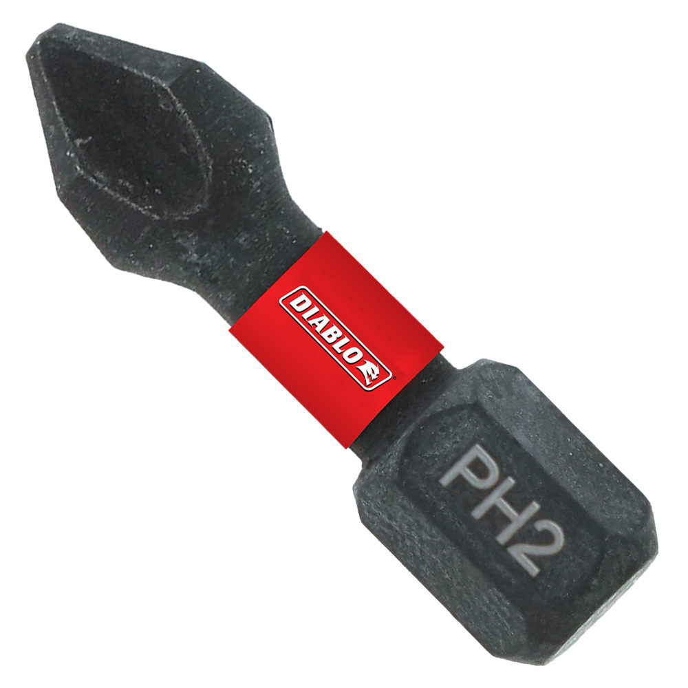 Diablo DSQ21P100 1 Zoll #2 Vierkant-Antriebsbits (100er Pack) – Extrem Langlebig & Perfekt Für Bohrer Und Akkuschrauber