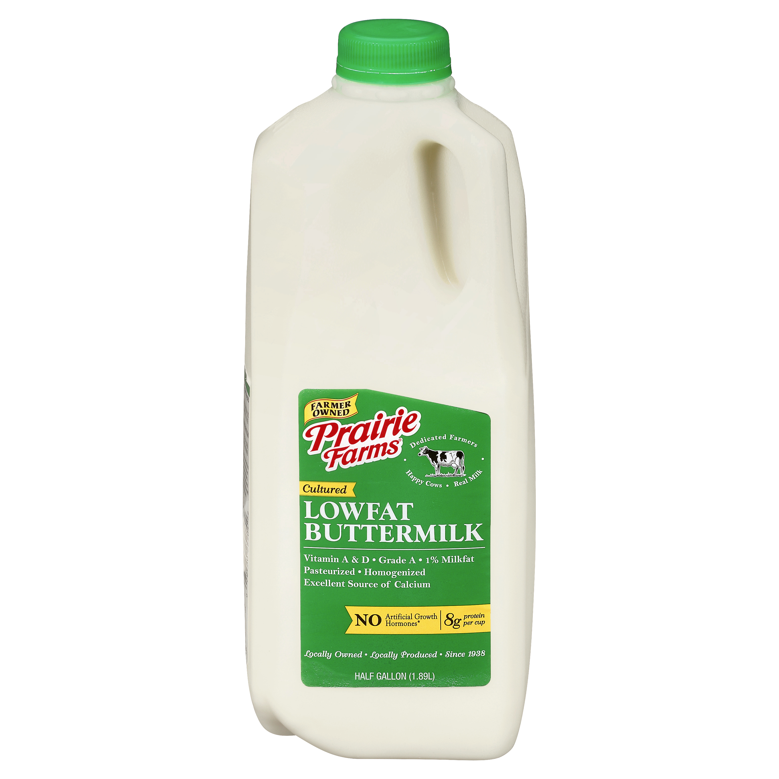 Prairie Farms Lowfat Cultured Buttermilk 0.5 Gl Jug