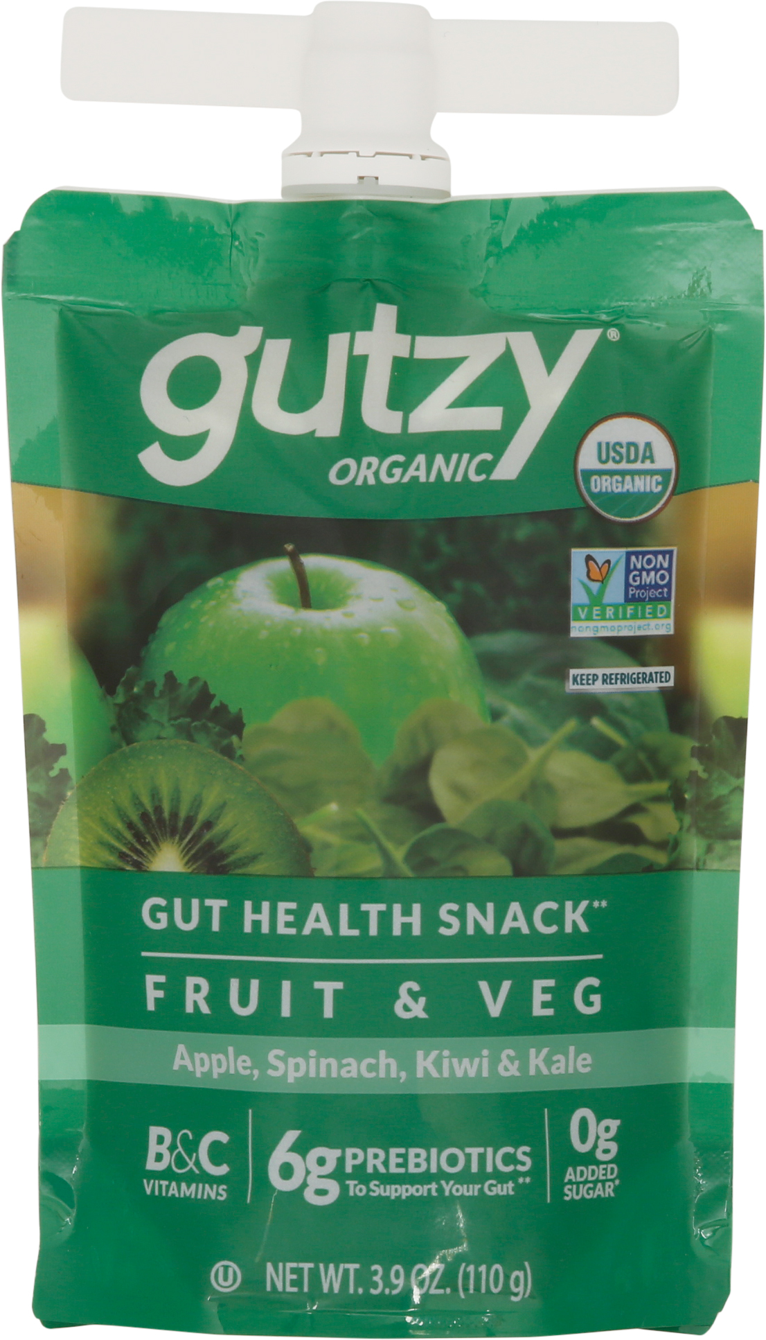 Fruit & Veg, Apple, Spinach, Kiwi & Kale, Gut Health Snack