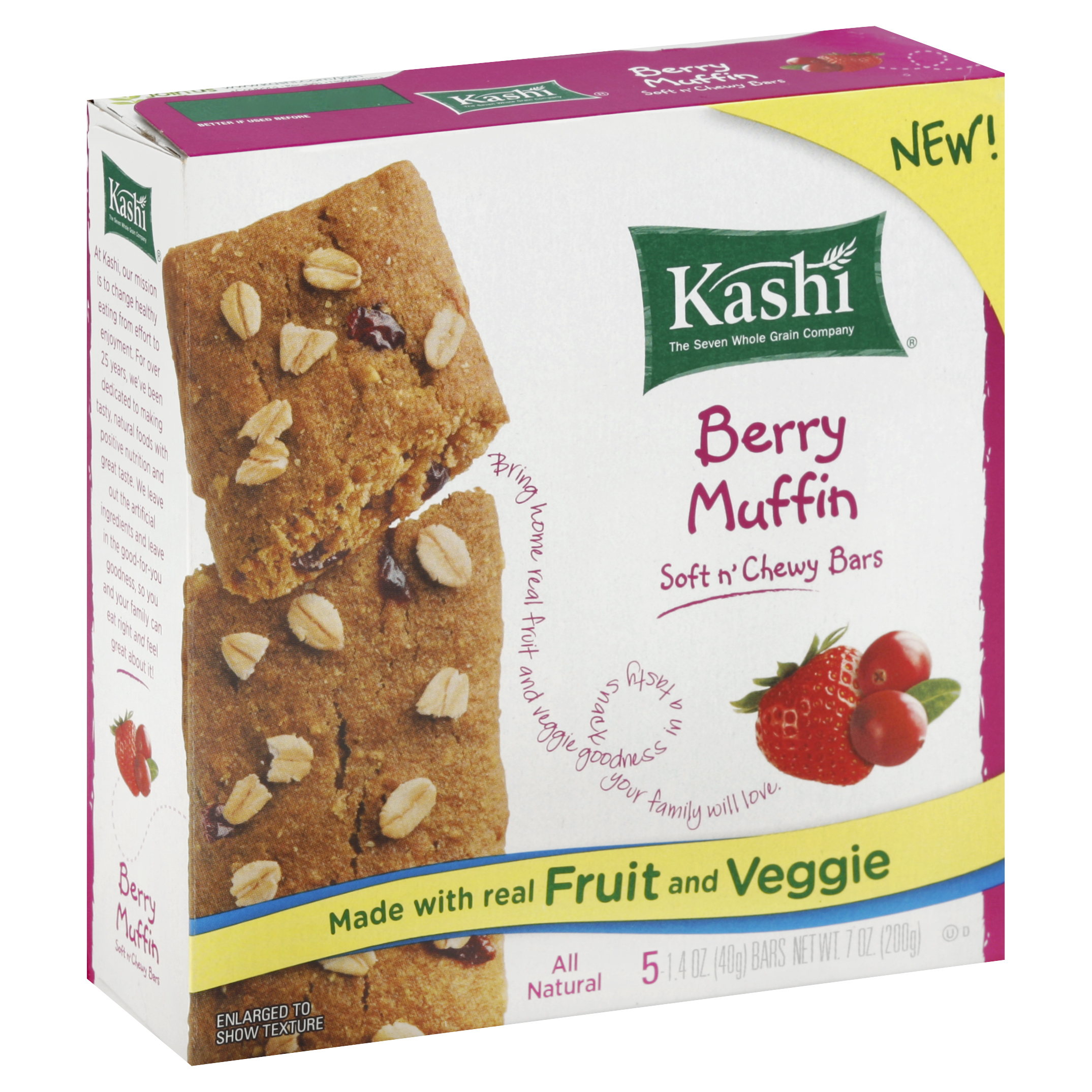Kashi Soft N' Chewy Bars 7 Oz