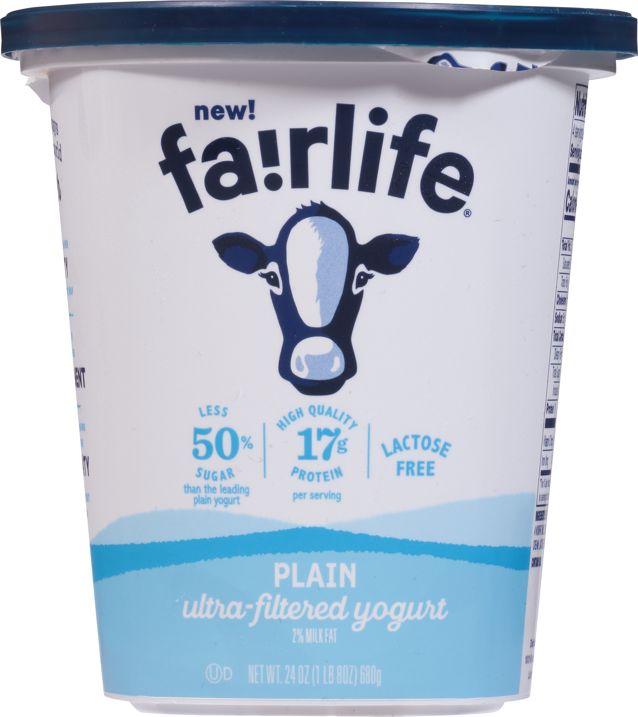 Yogurt, Ultra-Filtered, Plain, 2% Milkfat
