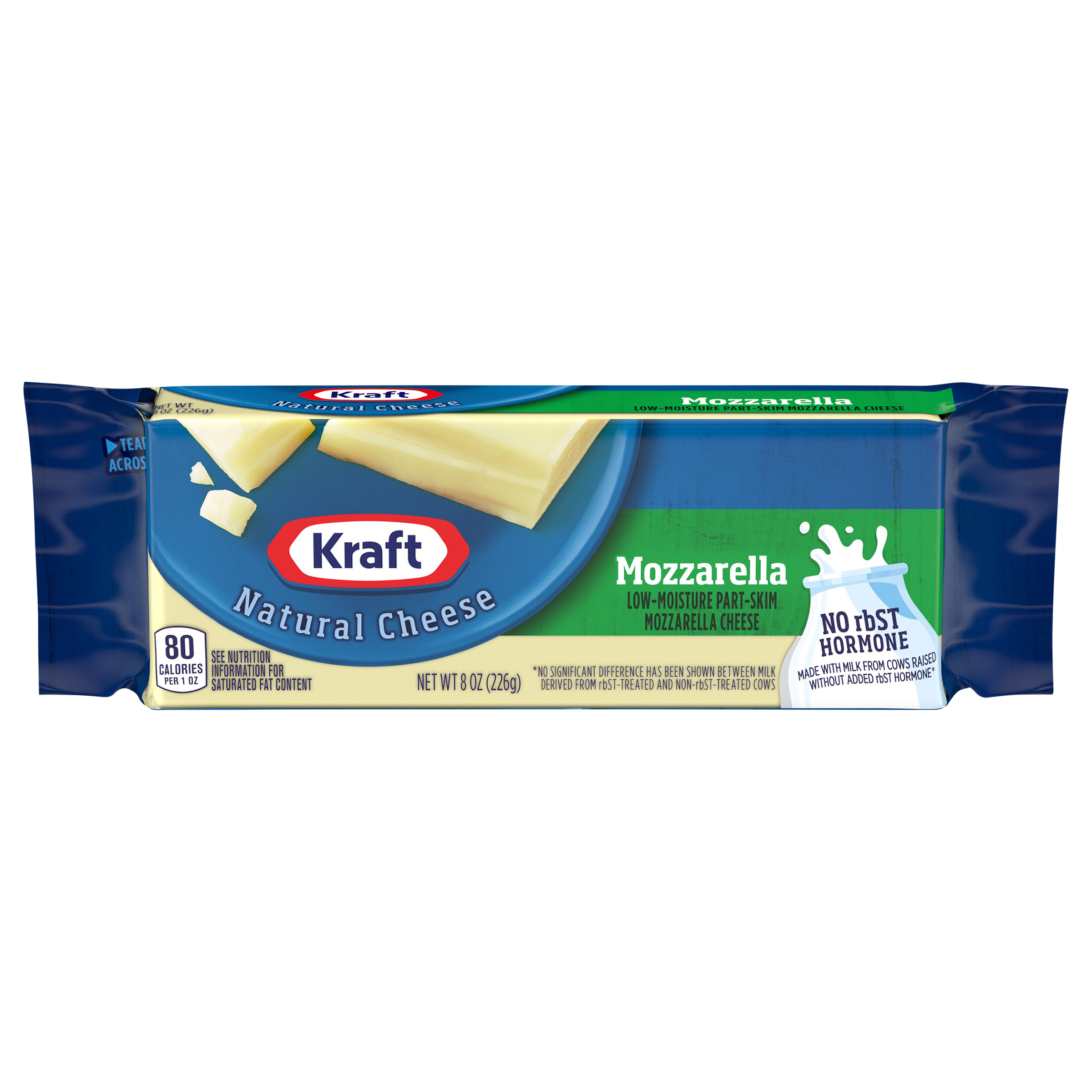 Cheese, Natural, Part-Skim, Mozzarella, Low-Moisture