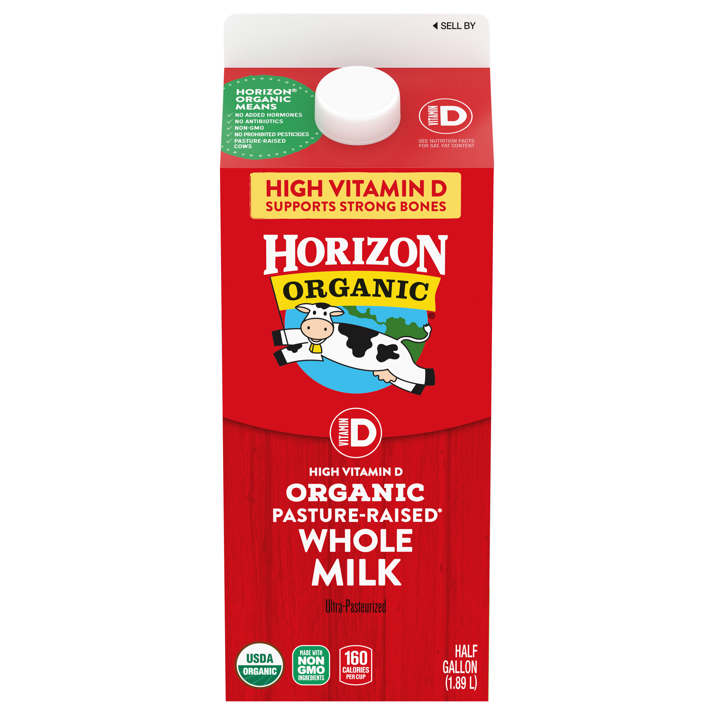 Milk, Organic, Whole