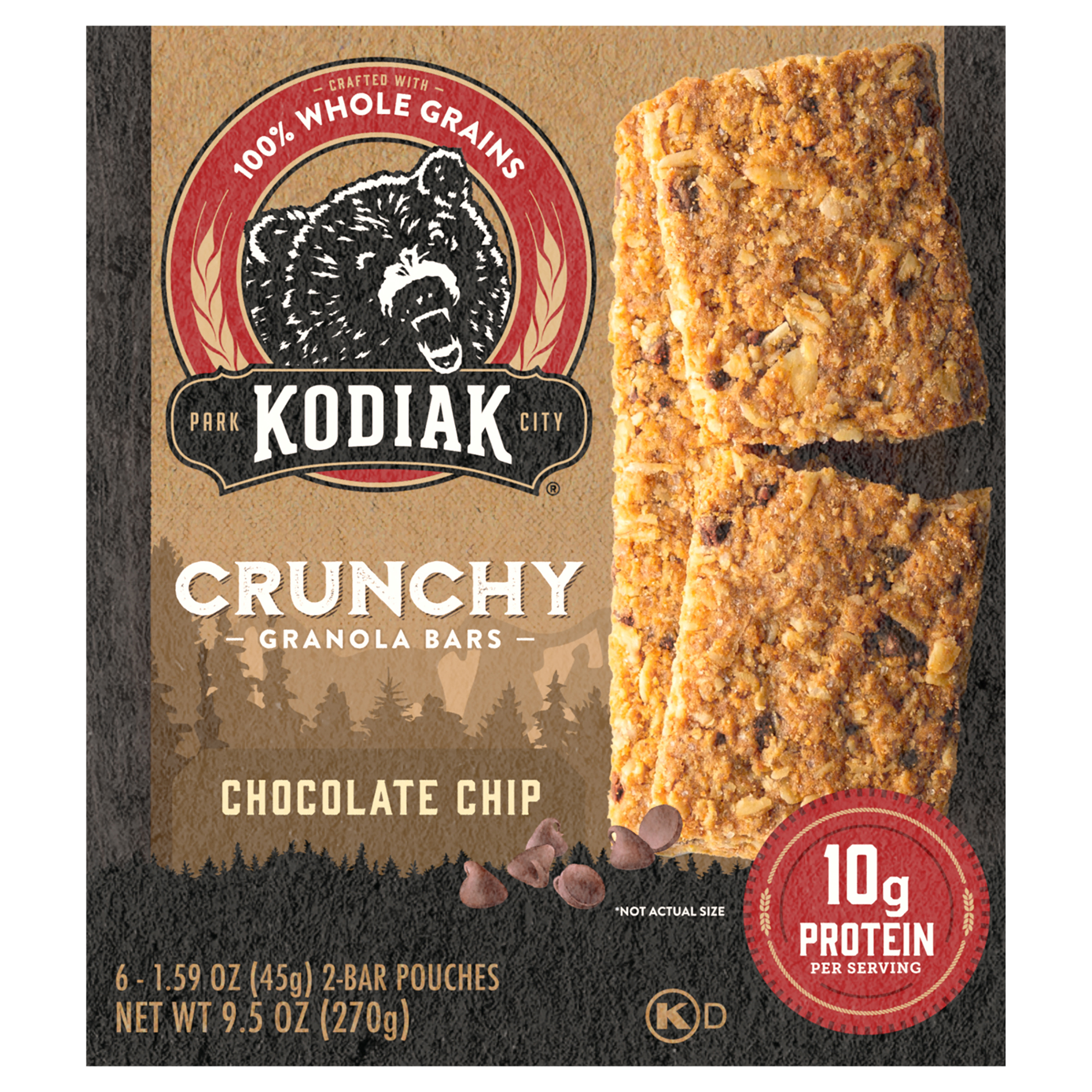 Granola Bars, Crunchy, Chocolate Chip