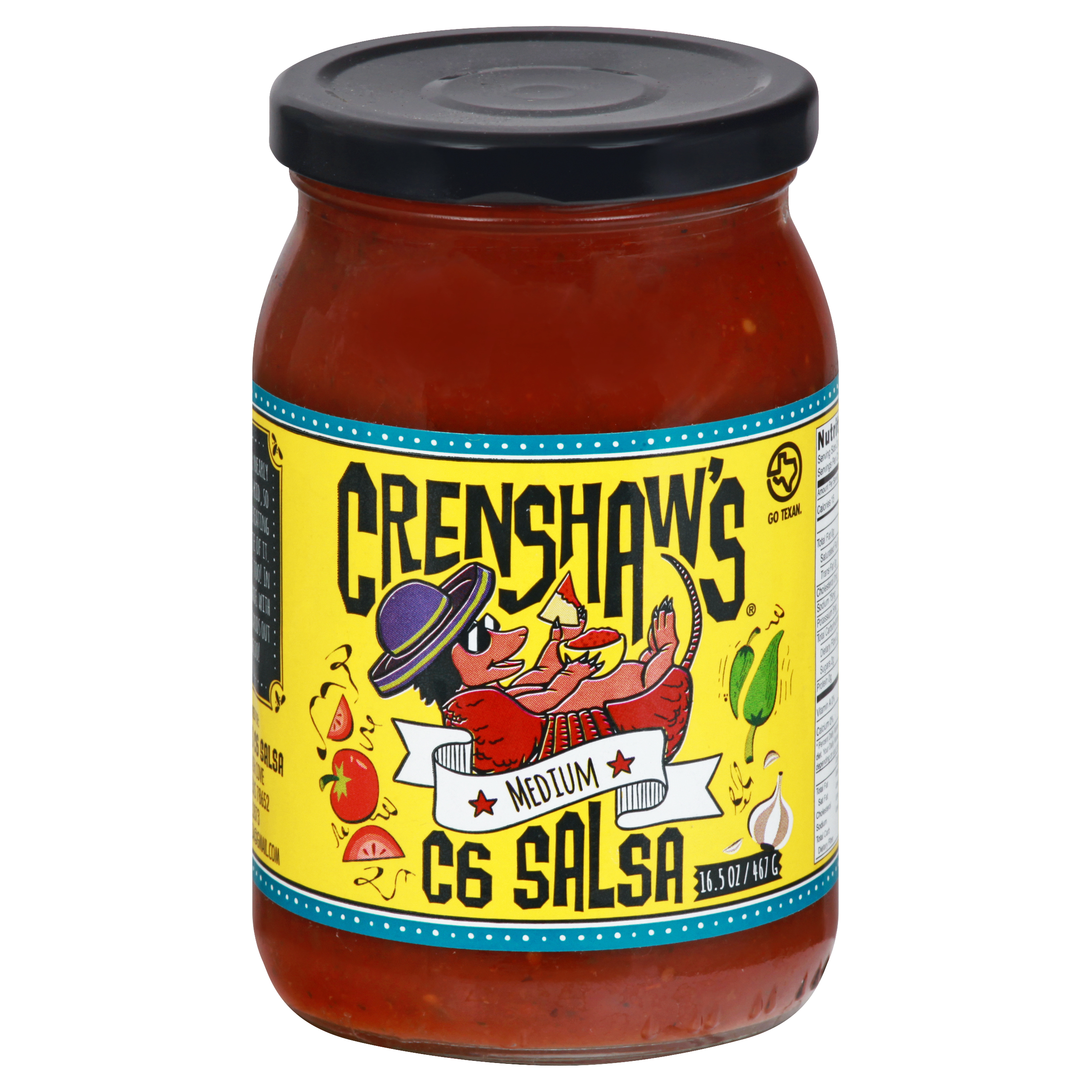 Crenshaws Medium Salsa 16.5 Oz