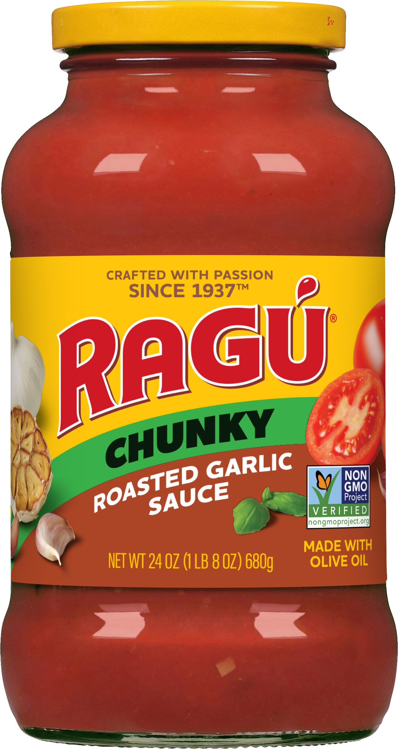 Sauce, Roasted Garlic, Chunky