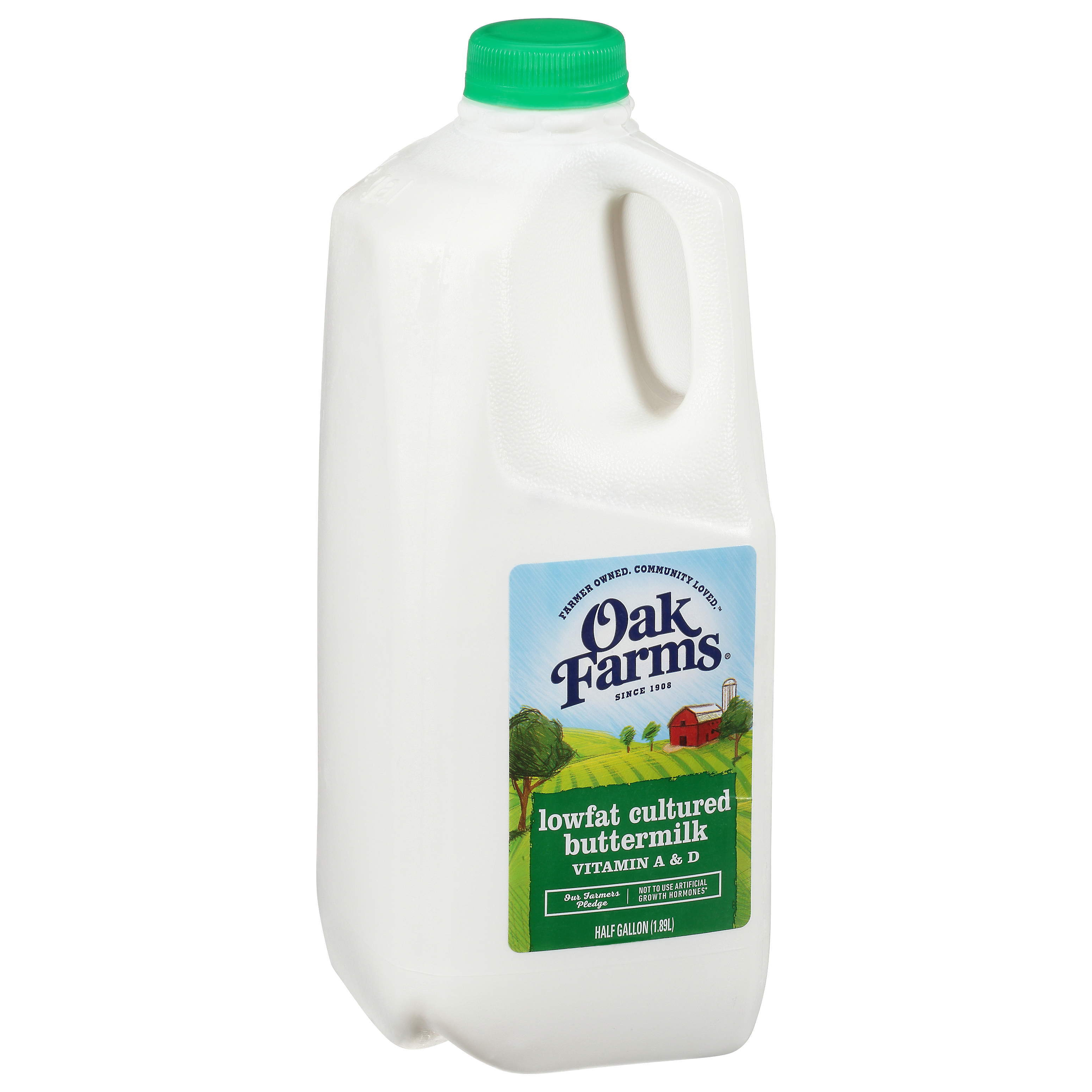 Oak Farms Lowfat Cultured Buttermilk 0.5 Gl