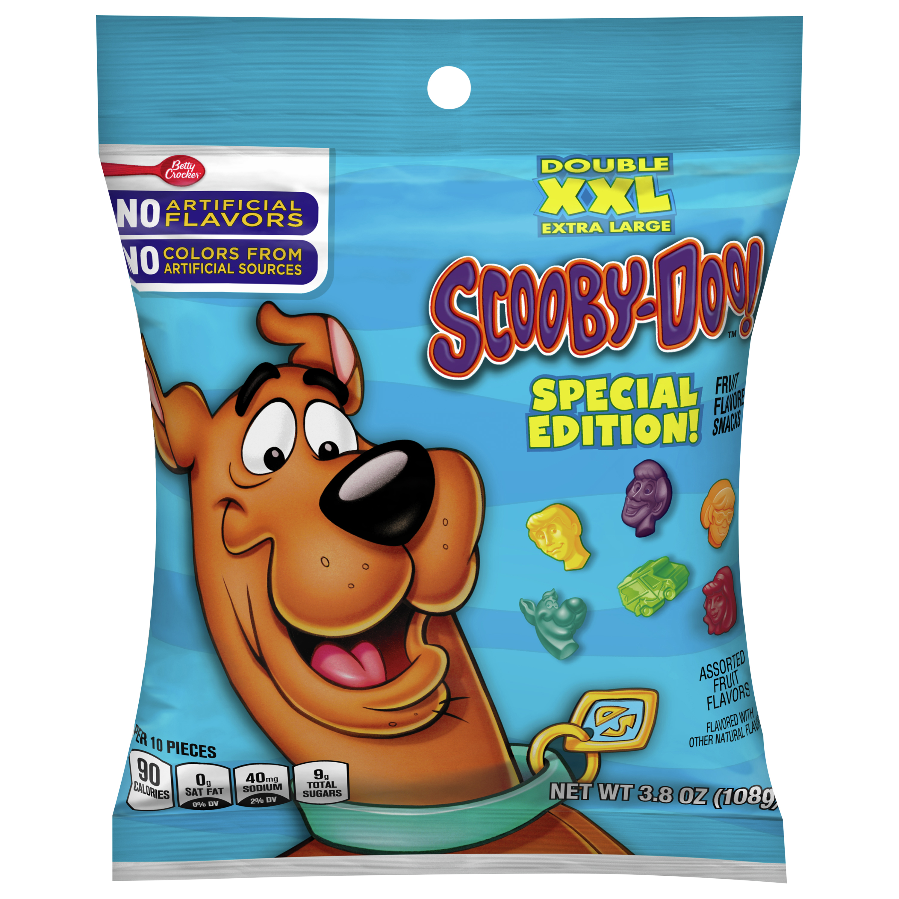 Fruit Flavored Snacks, Assorted Fruit Flavors, Double XXL, Extra Large