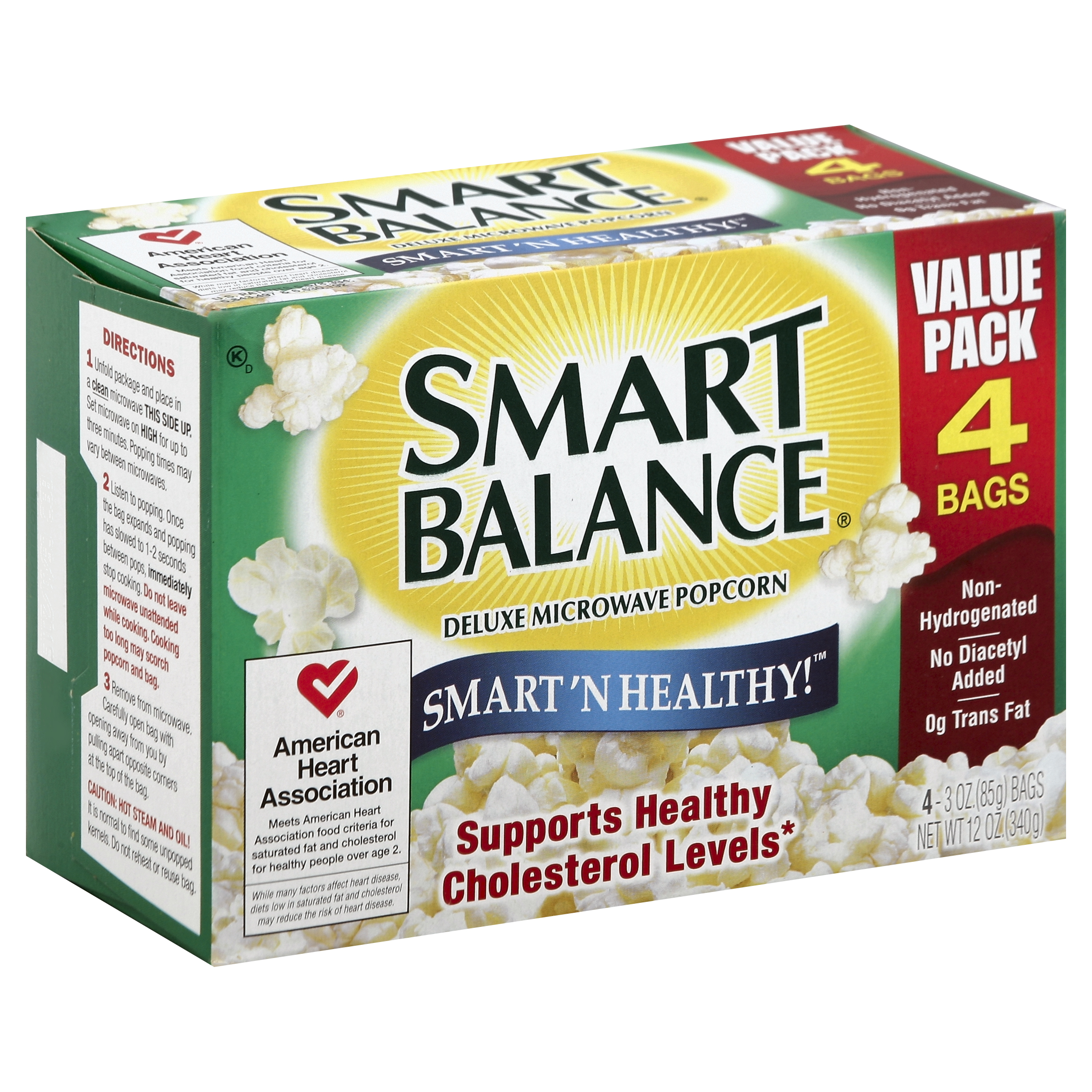 Smart Balance Popcorn 4 Ea