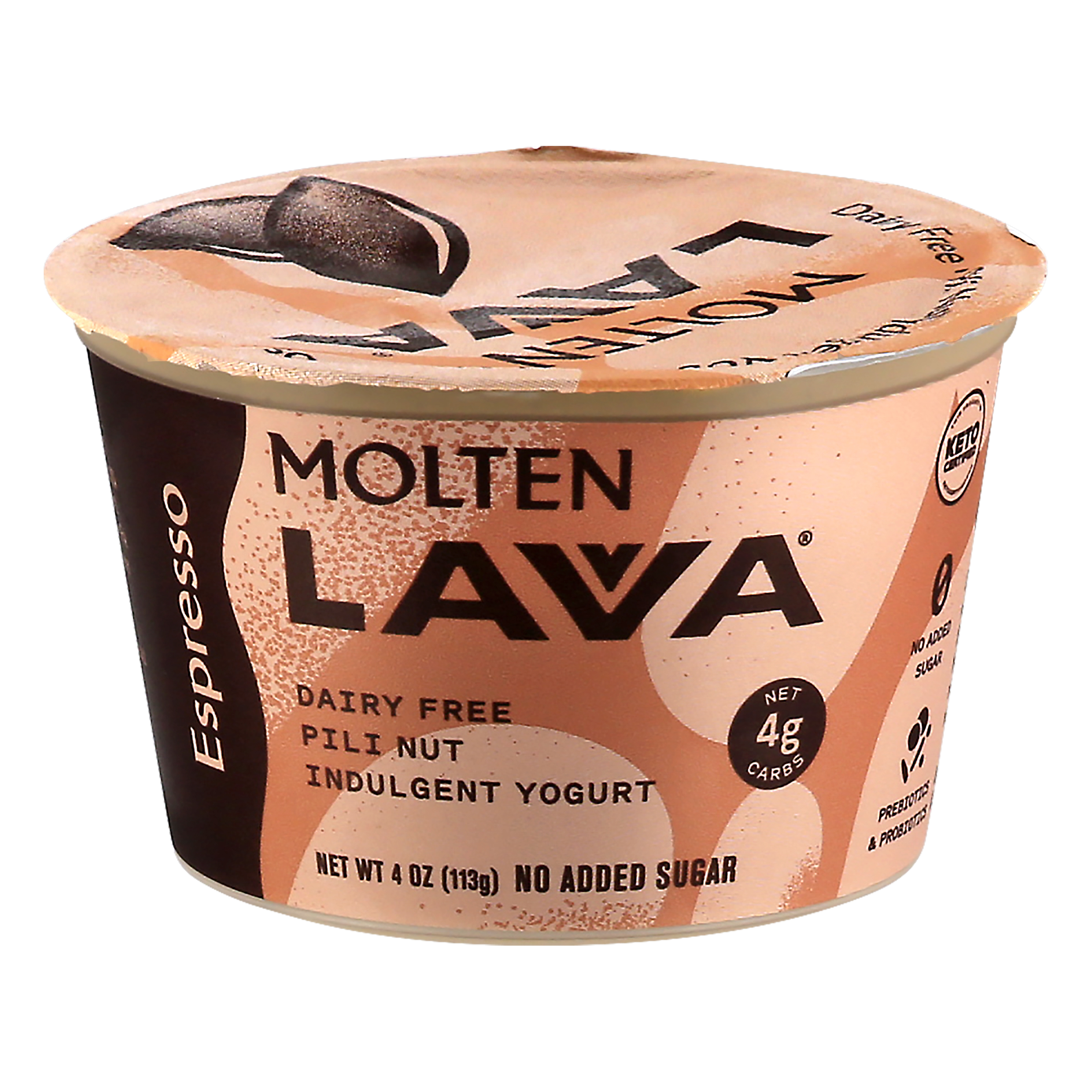 Lavva Molten Pili Nut Dairy Free Espresso Yogurt 4 Oz