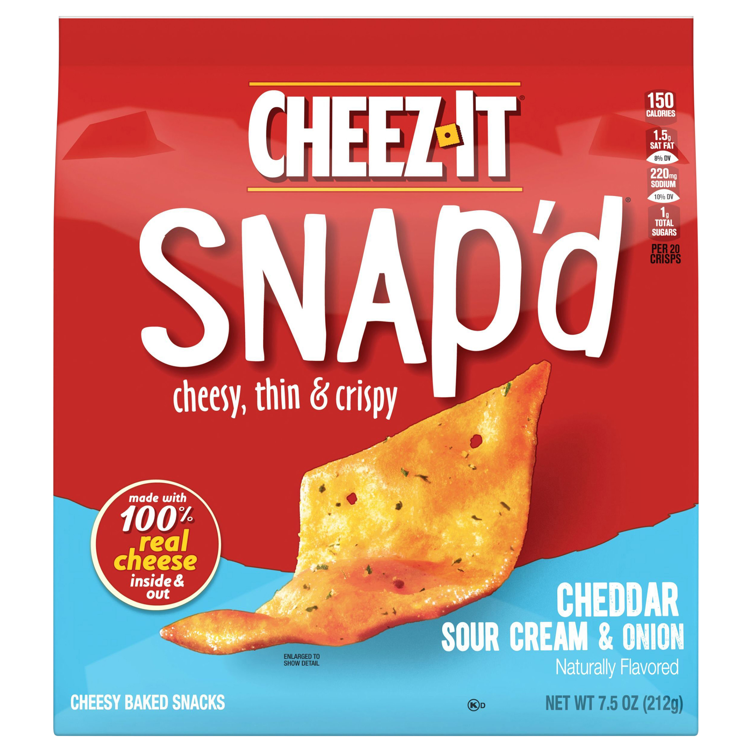 Cheesy Baked Snacks, Cheddar Sour Cream & Onion