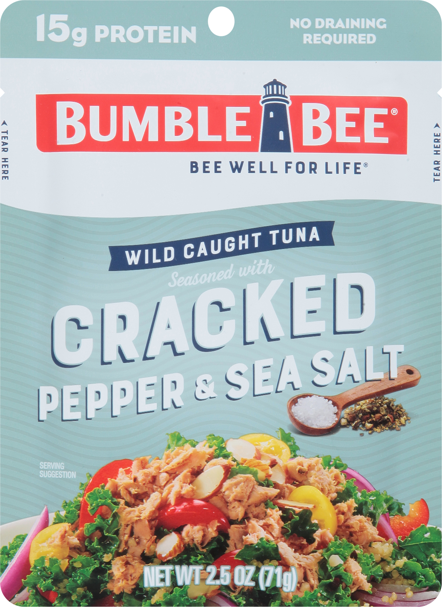 Tuna, Cracked Pepper & Sea Salt, Wild Caught