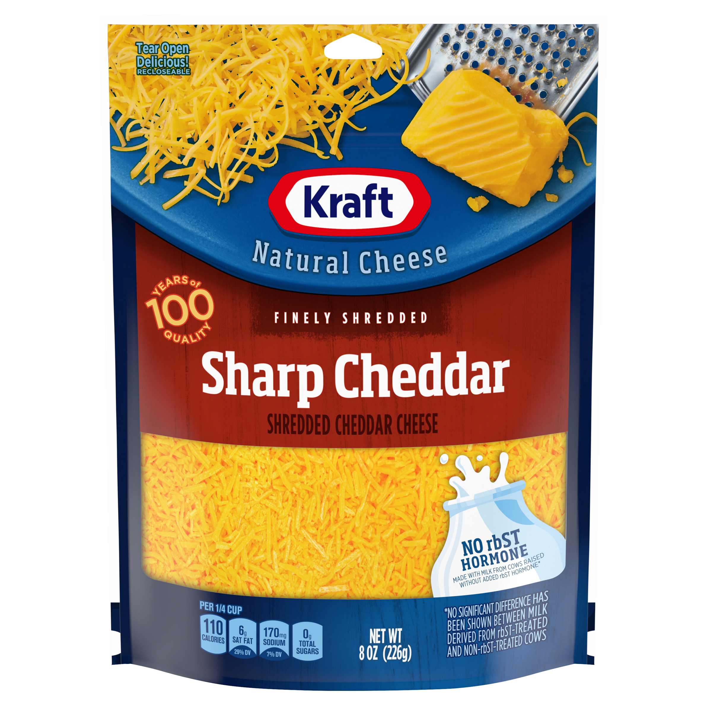 Shredded Cheese, Sharp Cheddar