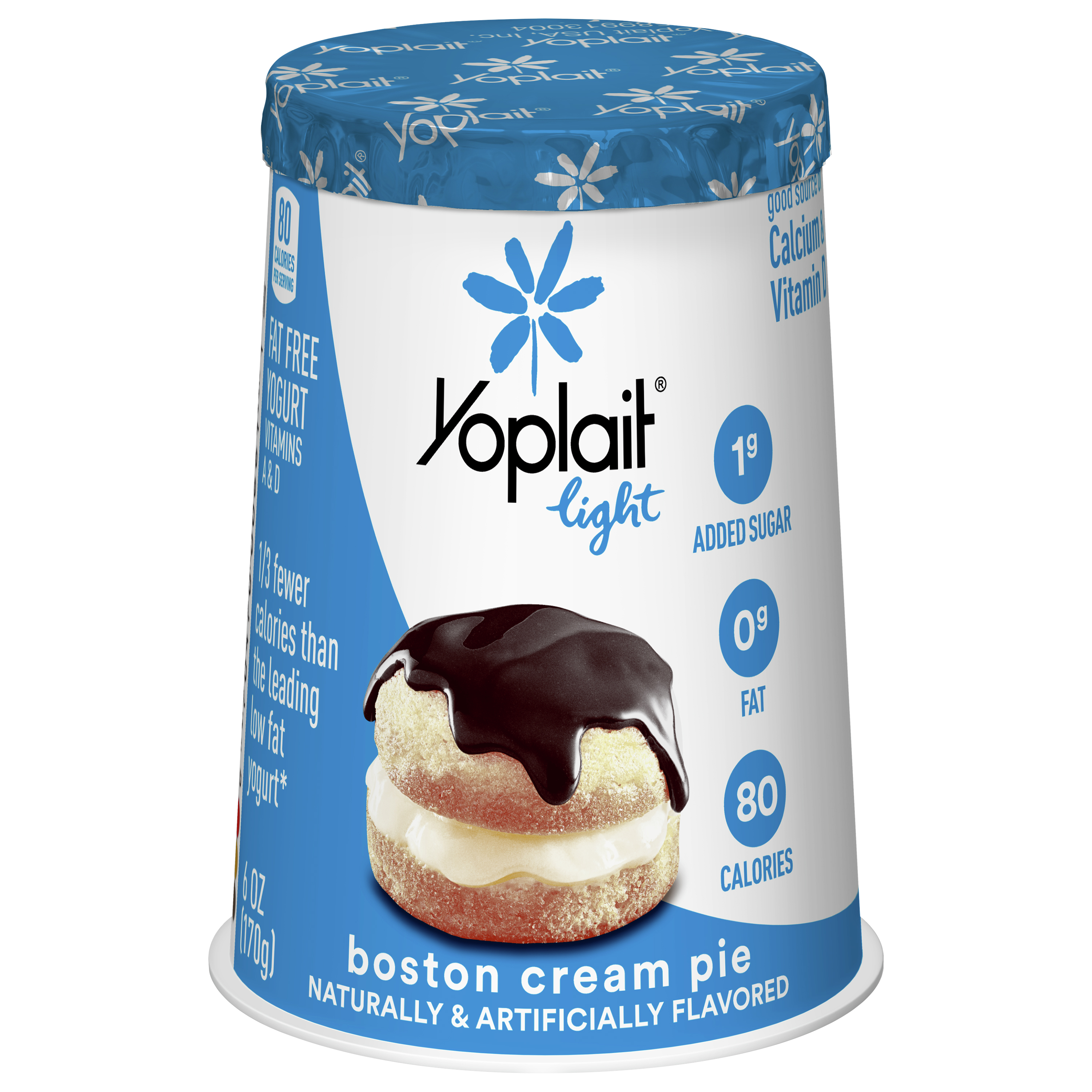 Yogurt, Fat Free, Boston Cream Pie