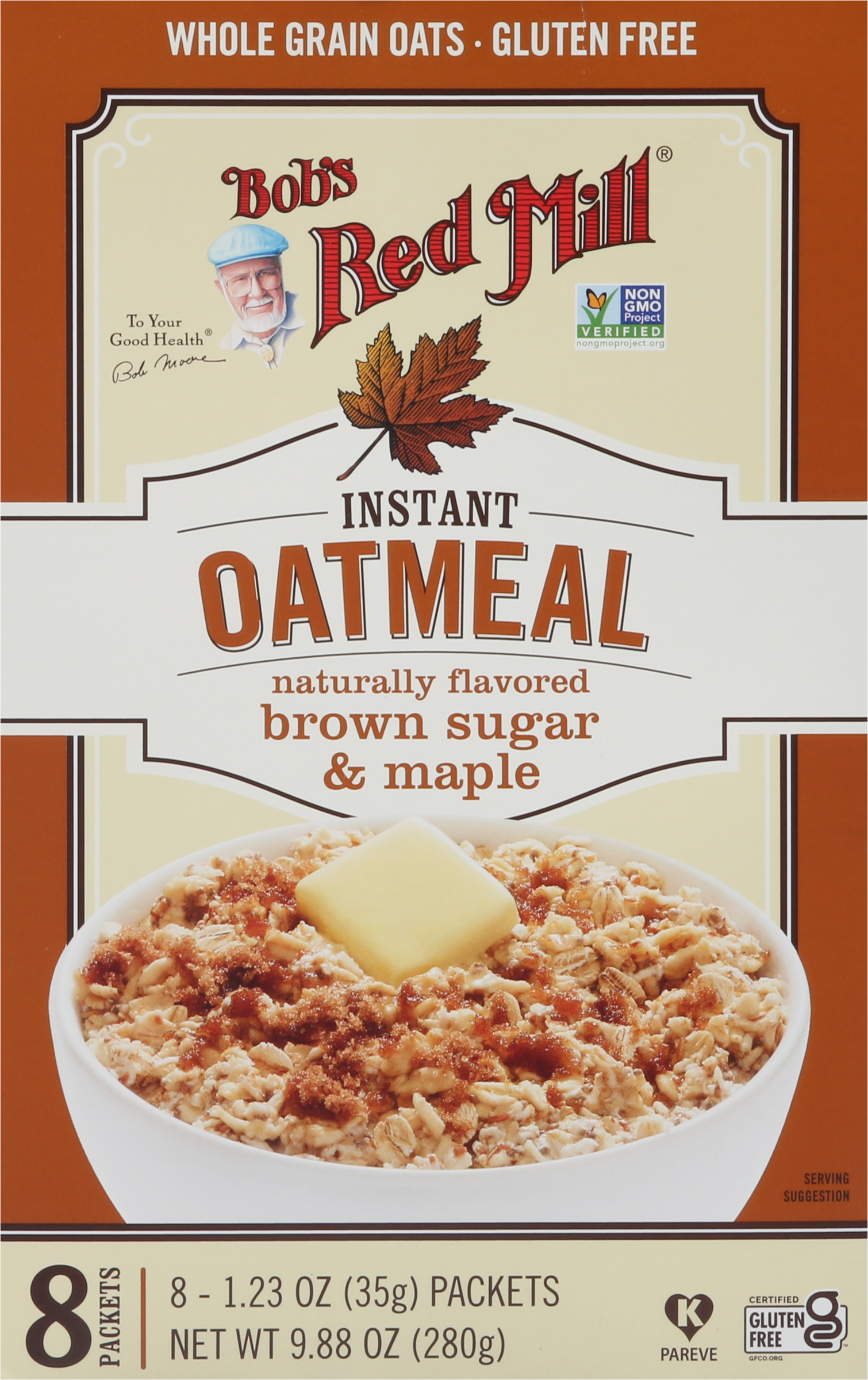 Oatmeal, Instant, Brown Sugar & Maple