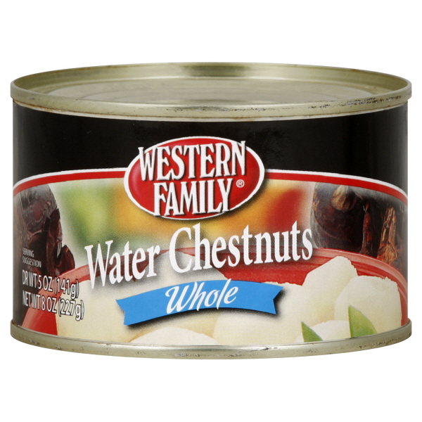 Western Family Water Chestnuts 8 Oz