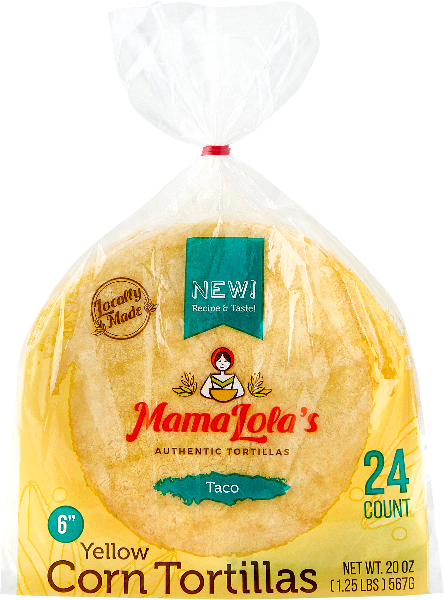 Corn Tortilla, Yellow, Taco, 6 Inch
