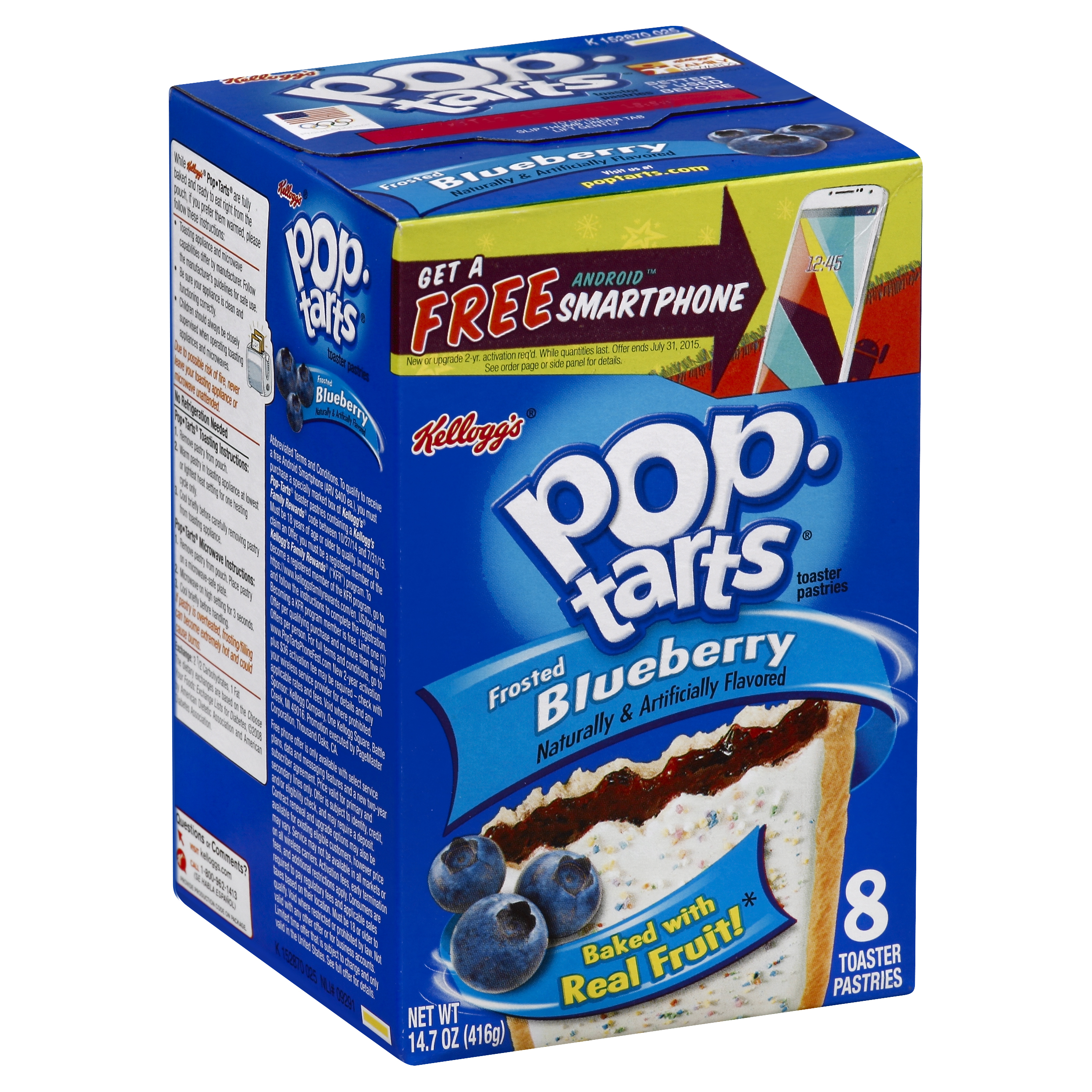 Pop-tarts Toaster Pastries 8 Ea