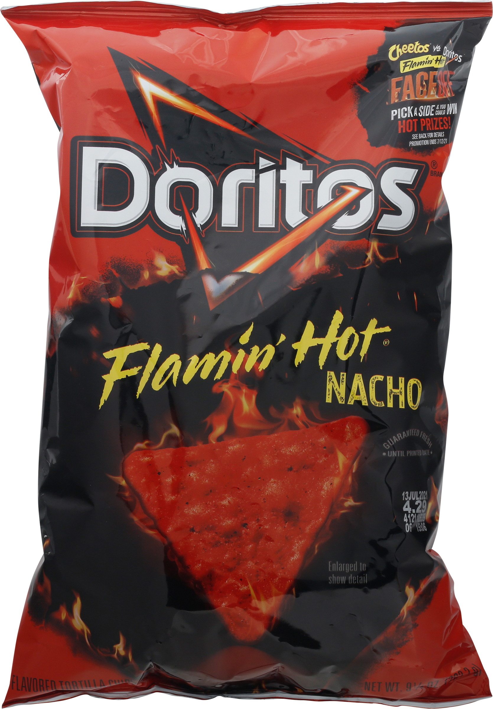 Tortilla Chips, Flamin' Hot Nacho Flavored