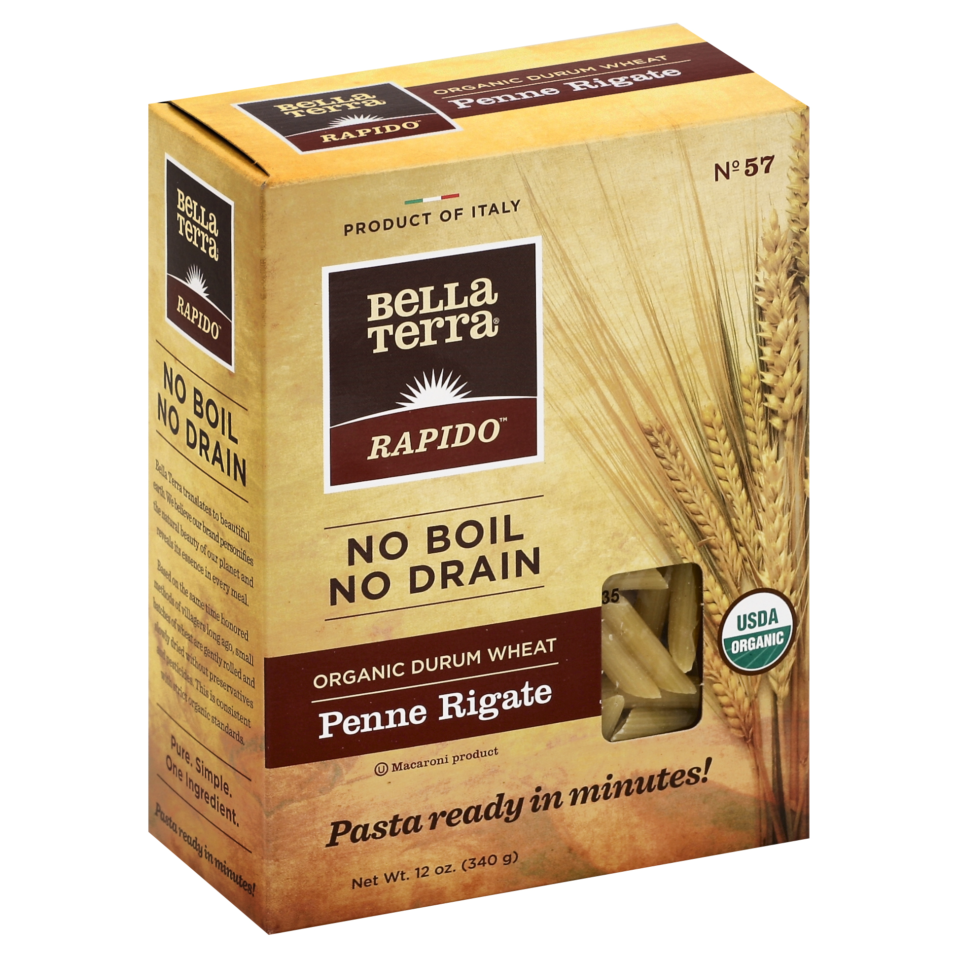 Bella Terra Penne Rigate 12 Oz