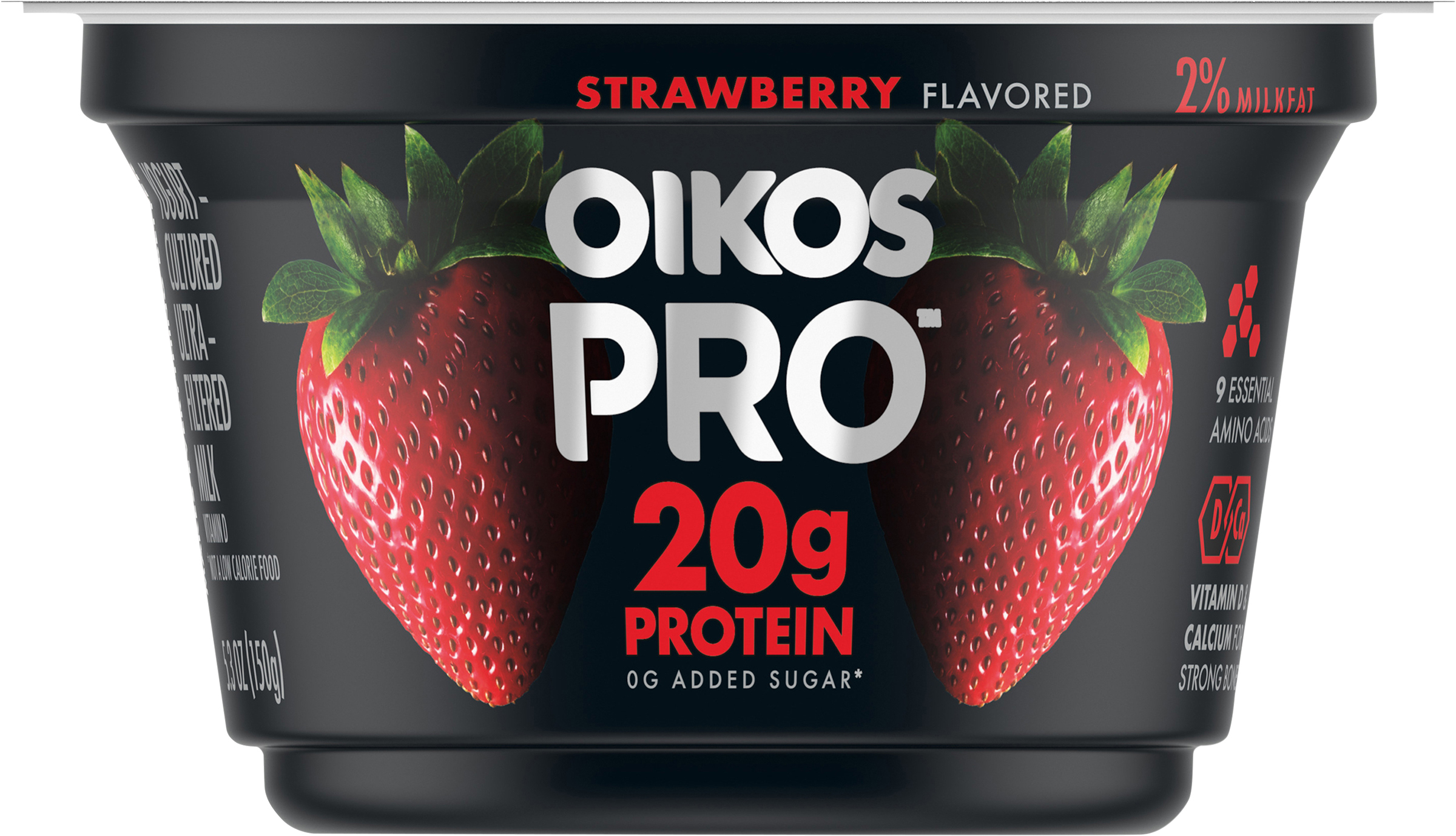 Yogurt, 2% Milkfat, Strawberry, Cultured Ultra-Filtered Milk