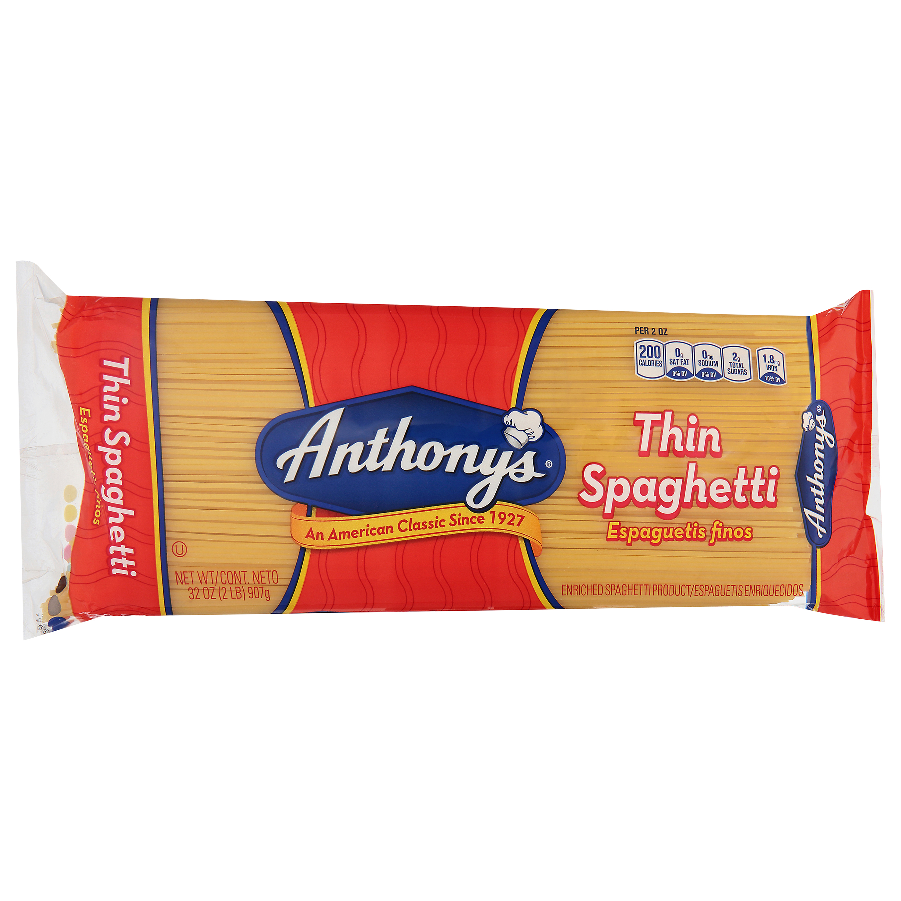 Anthony's Thin Spaghetti 32 Oz