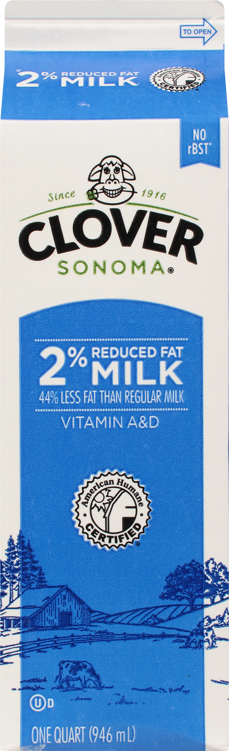 Milk, Reduced Fat, 2%