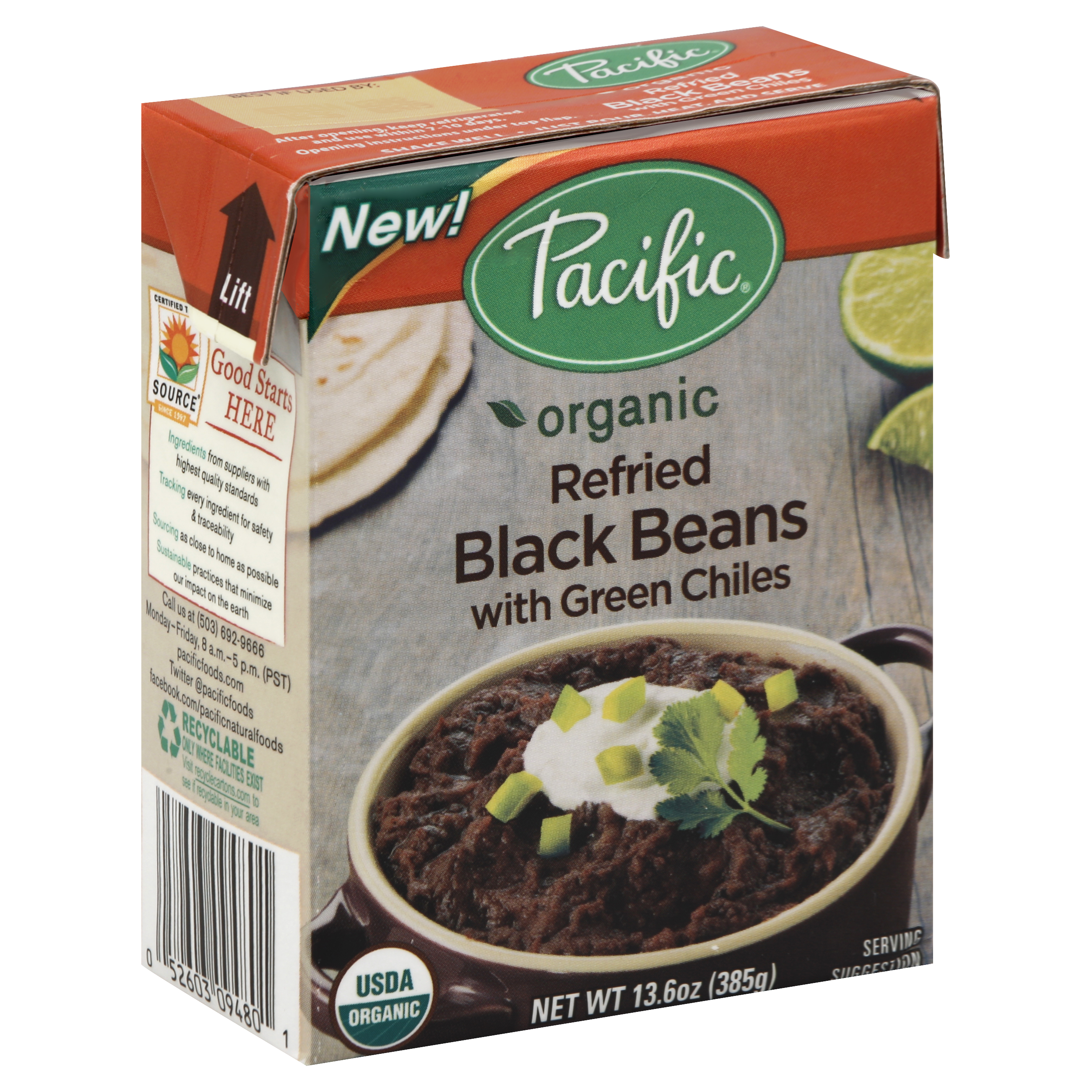 Pacific Black Beans 13.6 Oz