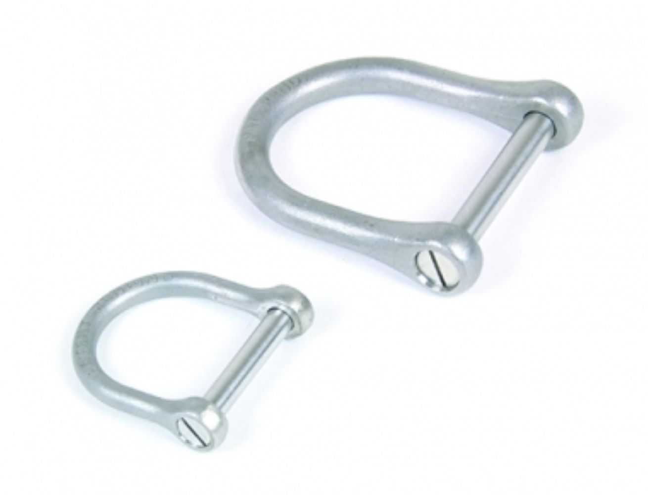 Guardian Fall 1.0"X0.75" No Snag Anti Vibration Tether Shackle White Cap