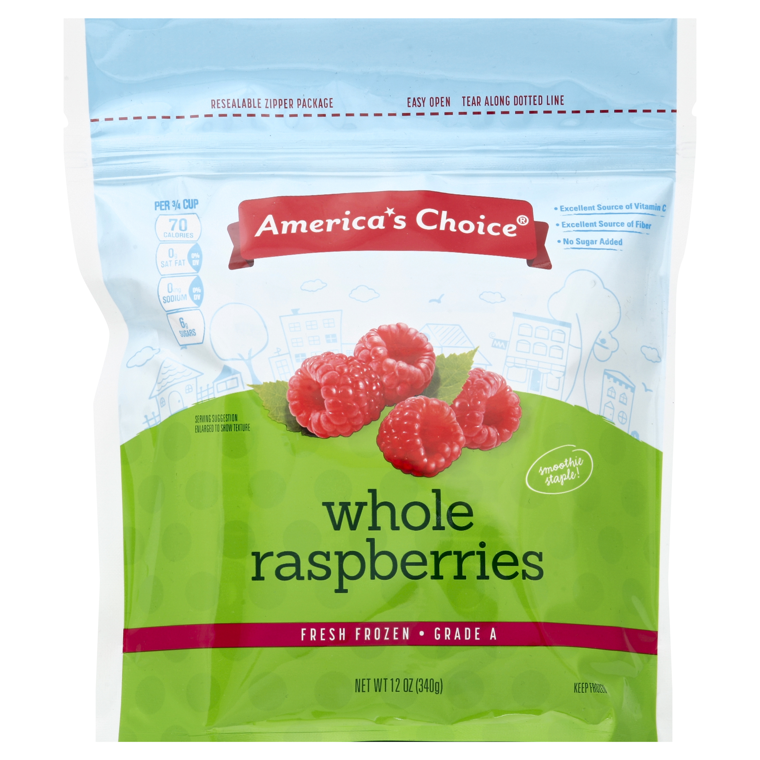 America's Choice Raspberries 12 Oz