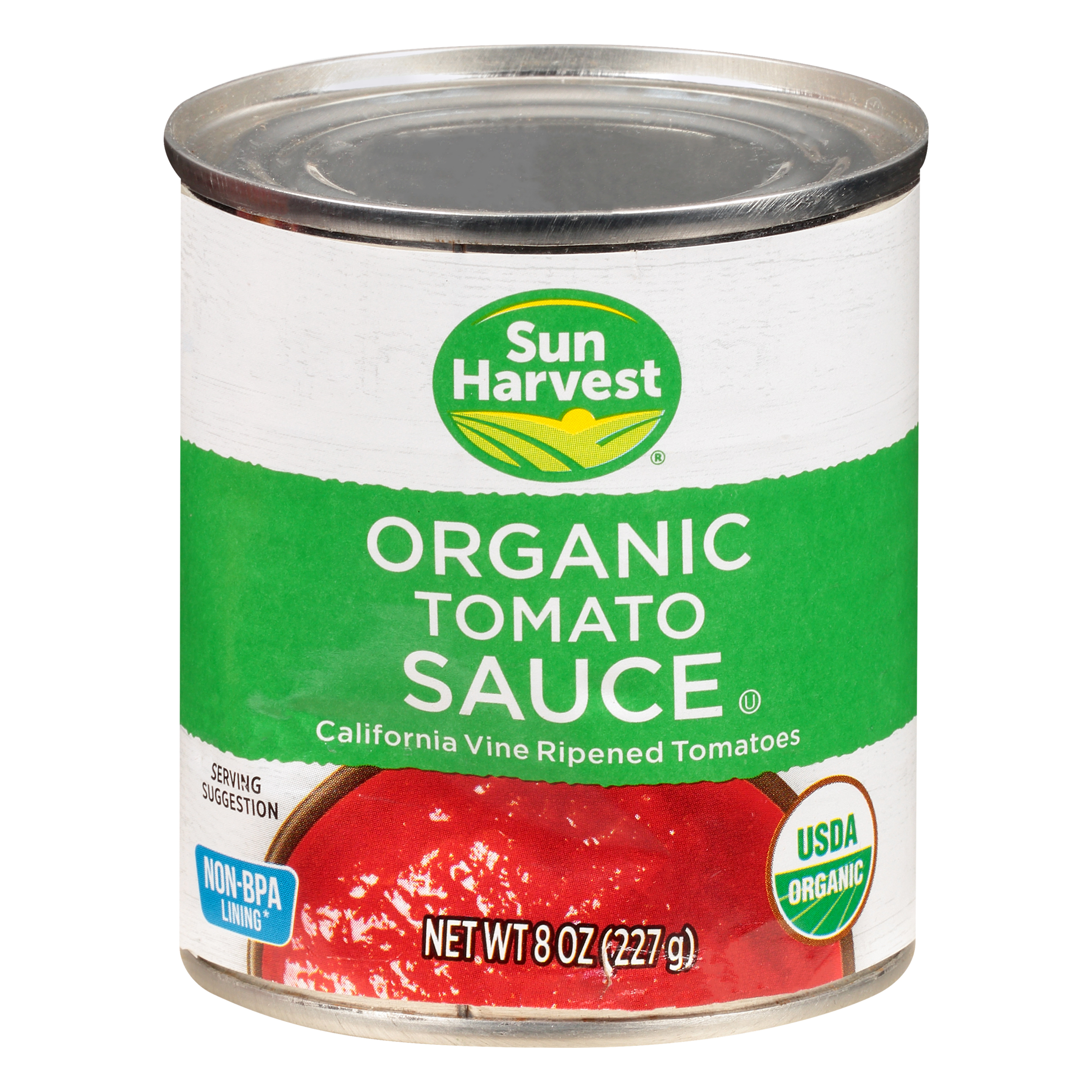 Sun Harvest Organic Tomato Sauce 8 Oz