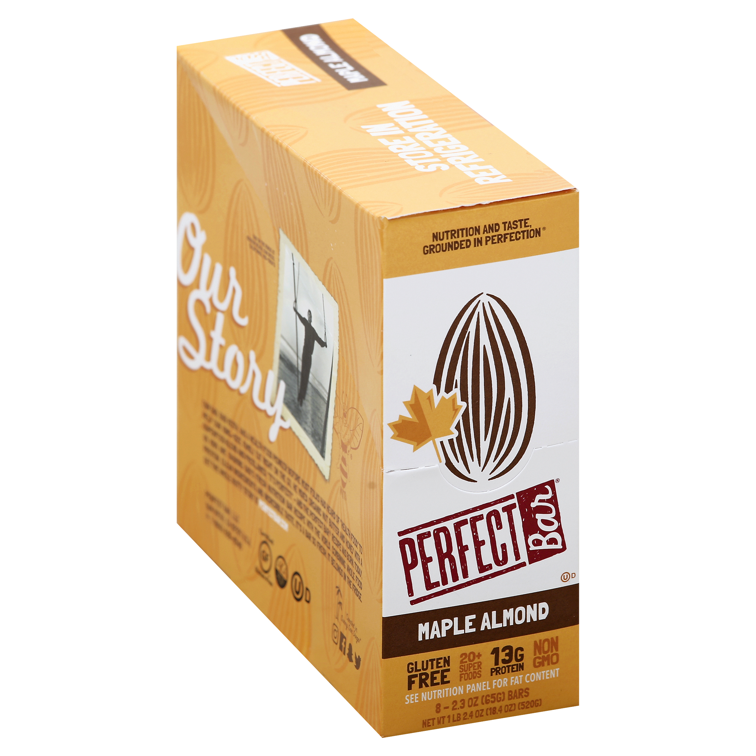 Perfect Bar Almond Bars 8 Ea
