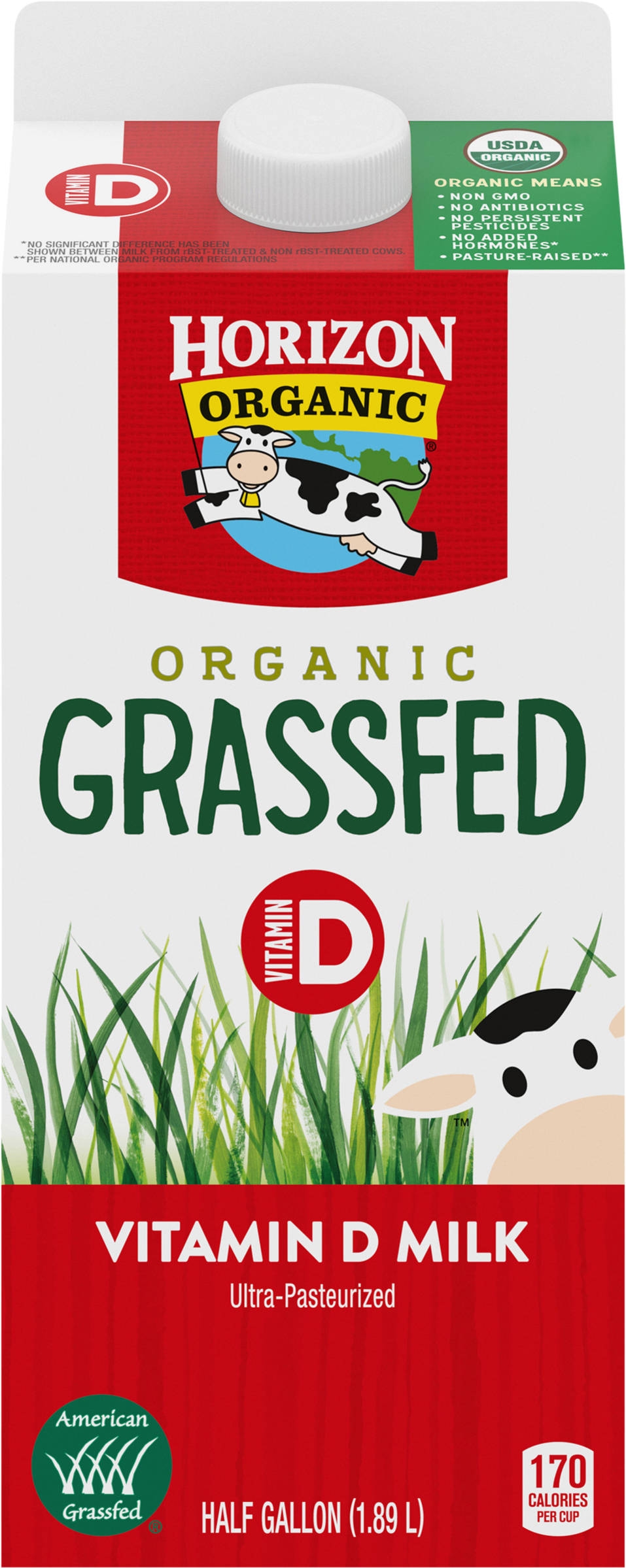Milk, Organic, Vitamin D, Grassfed