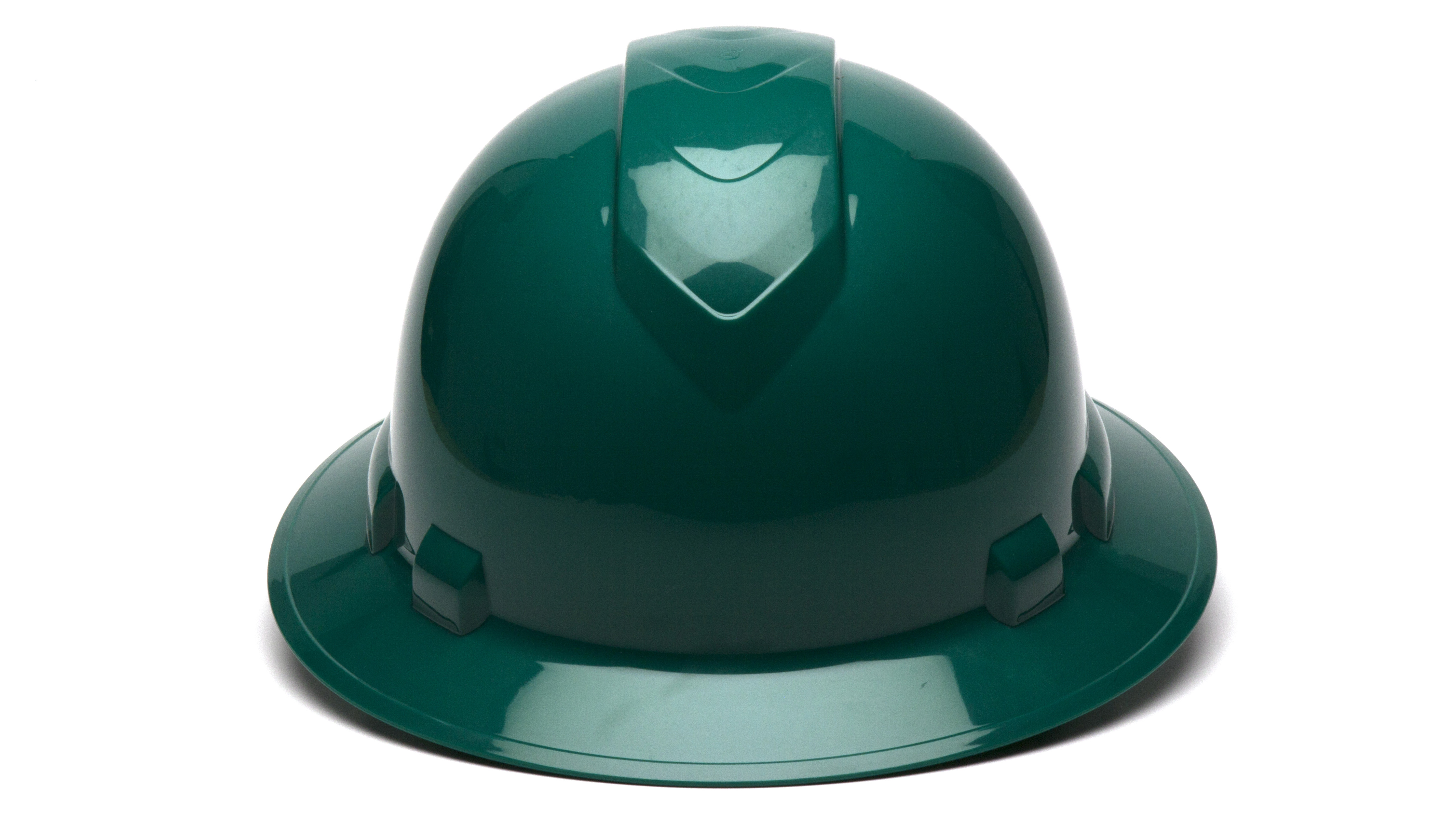 Pyramex Full Brim RIDGELINE Hard Hats - 4 Point Ratchet