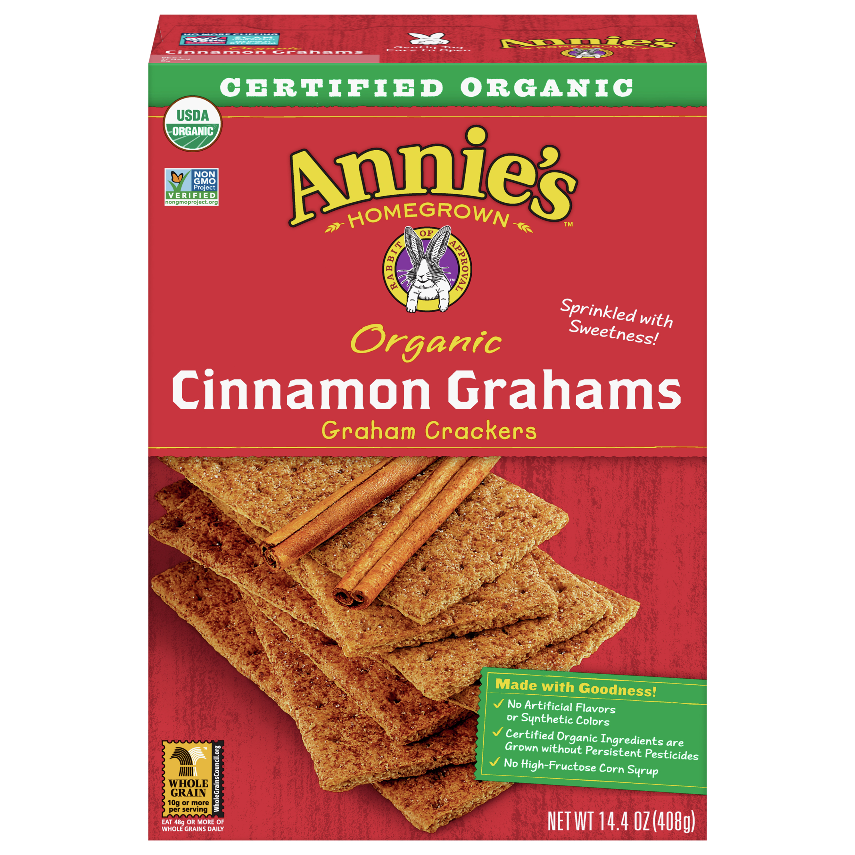 Graham Crackers, Cinnamon Graham, Organic
