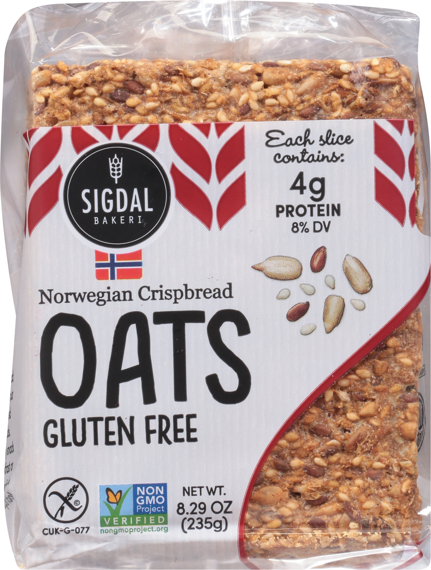 Norwegian Crispbread, Gluten Free, Oats