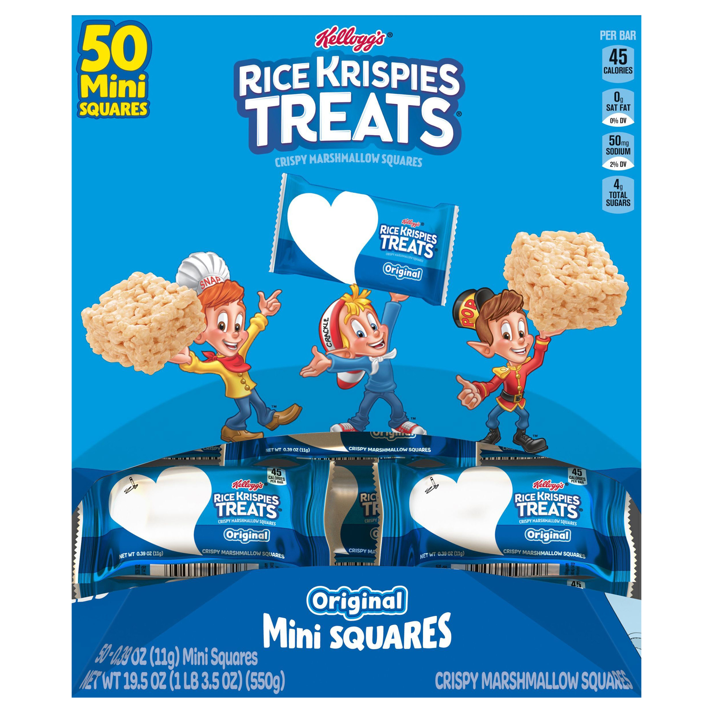 Crispy Marshmallow Squares, Original, MiniSquares