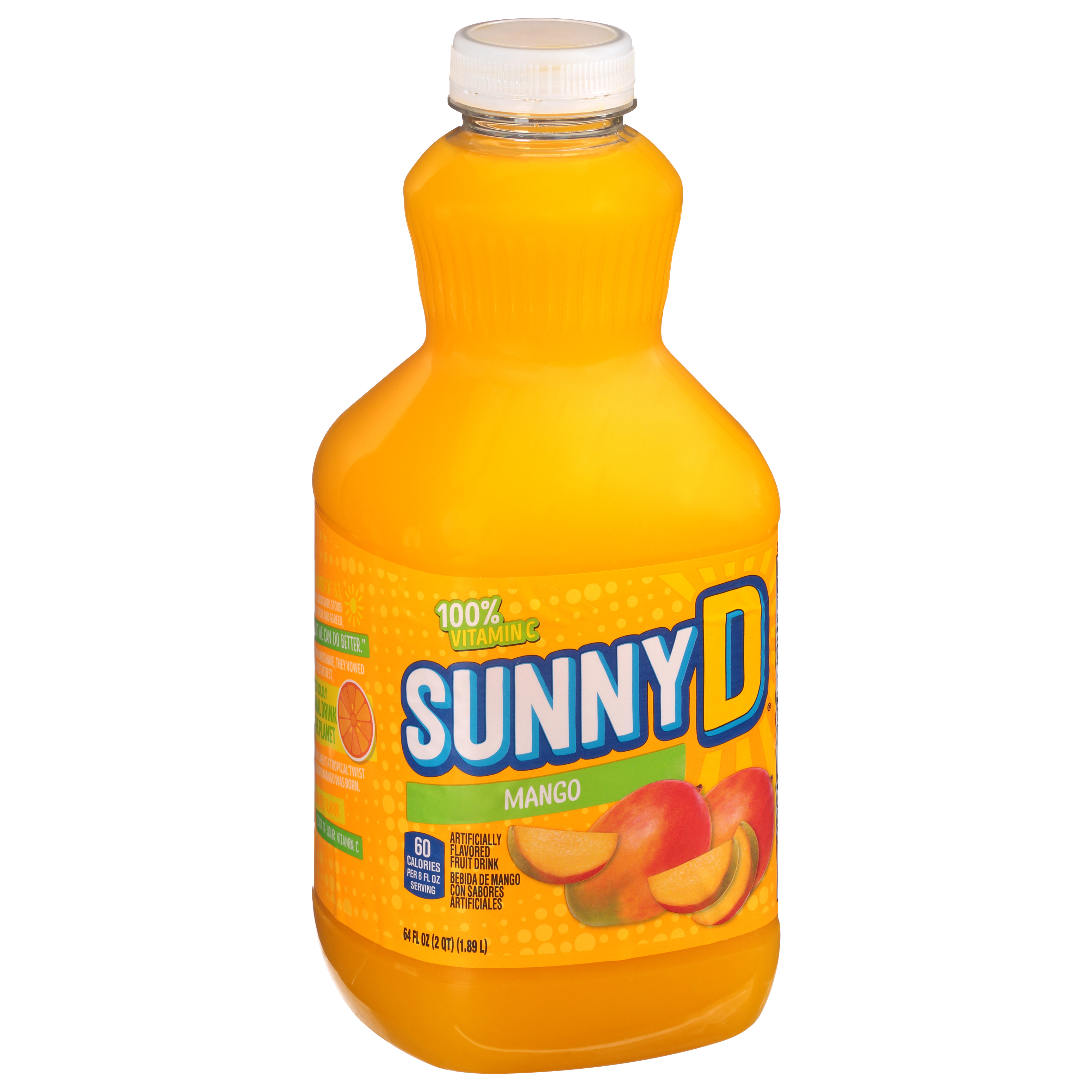 Sunny D Mango Fruit Drink 64 Oz