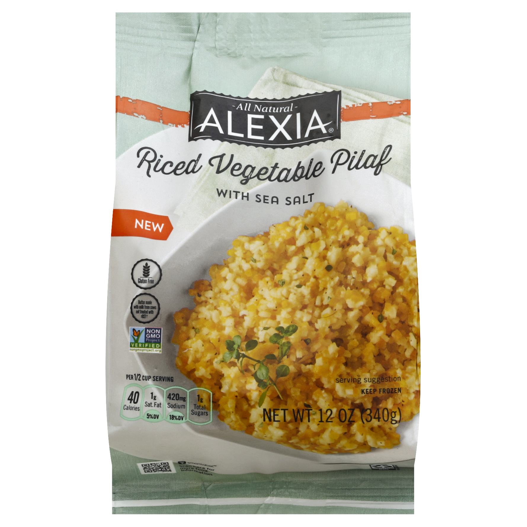 Alexia Riced Vegetable Pilaf 12 Oz
