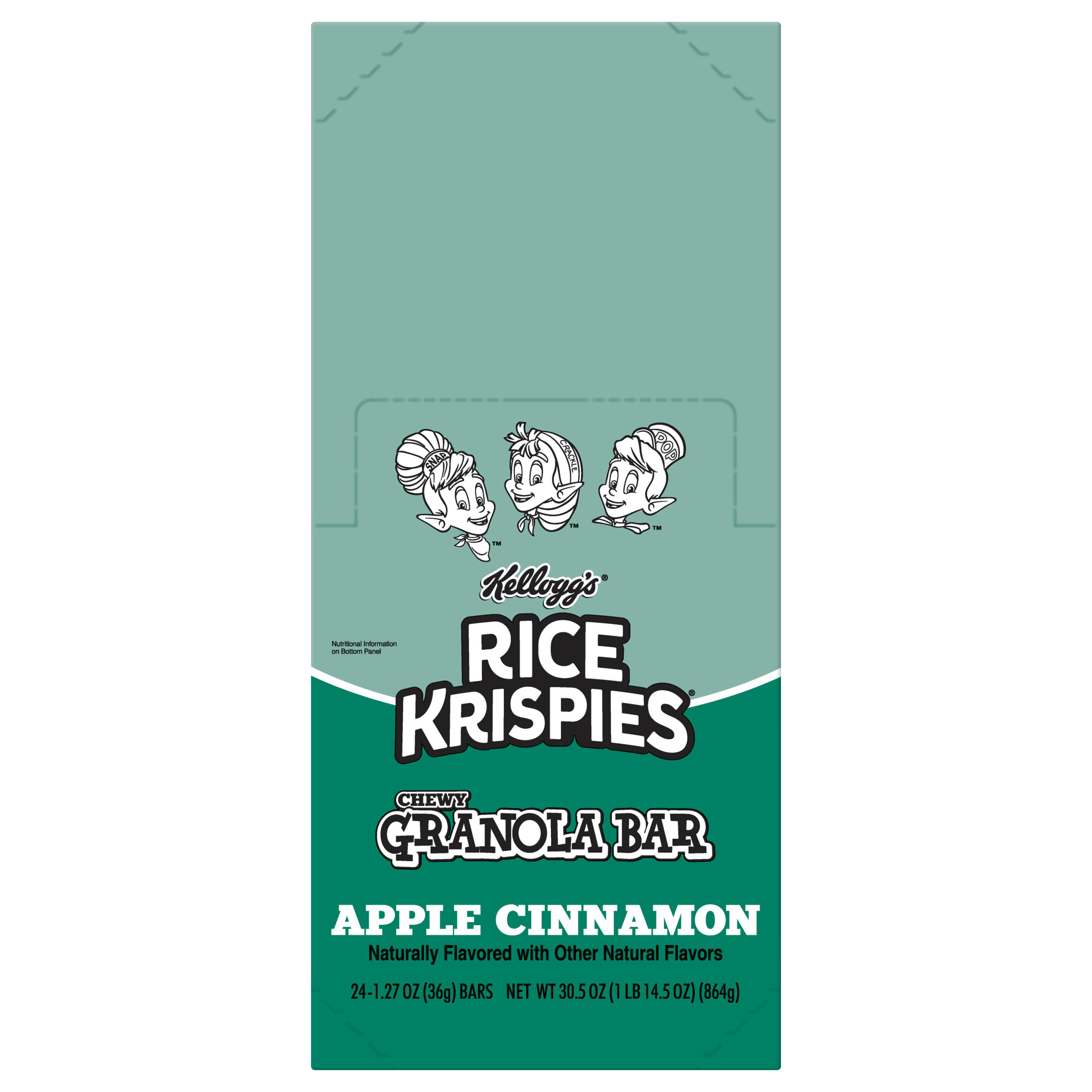 Rice Krispies Chewy Apple Cinnamon Granola Bar 24 Ea