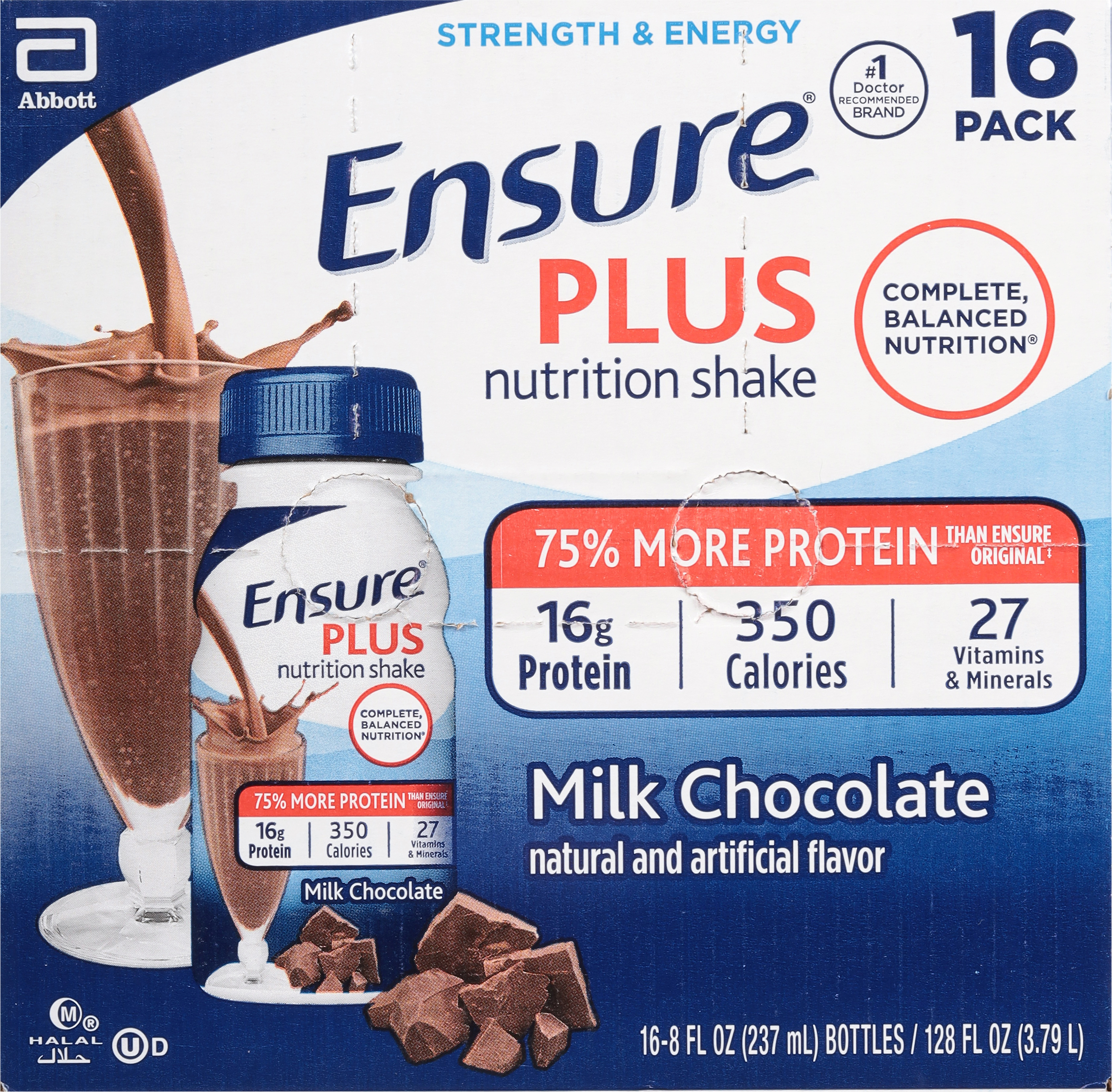 Nutrition Shake, Milk Chocolate, 16 Pack