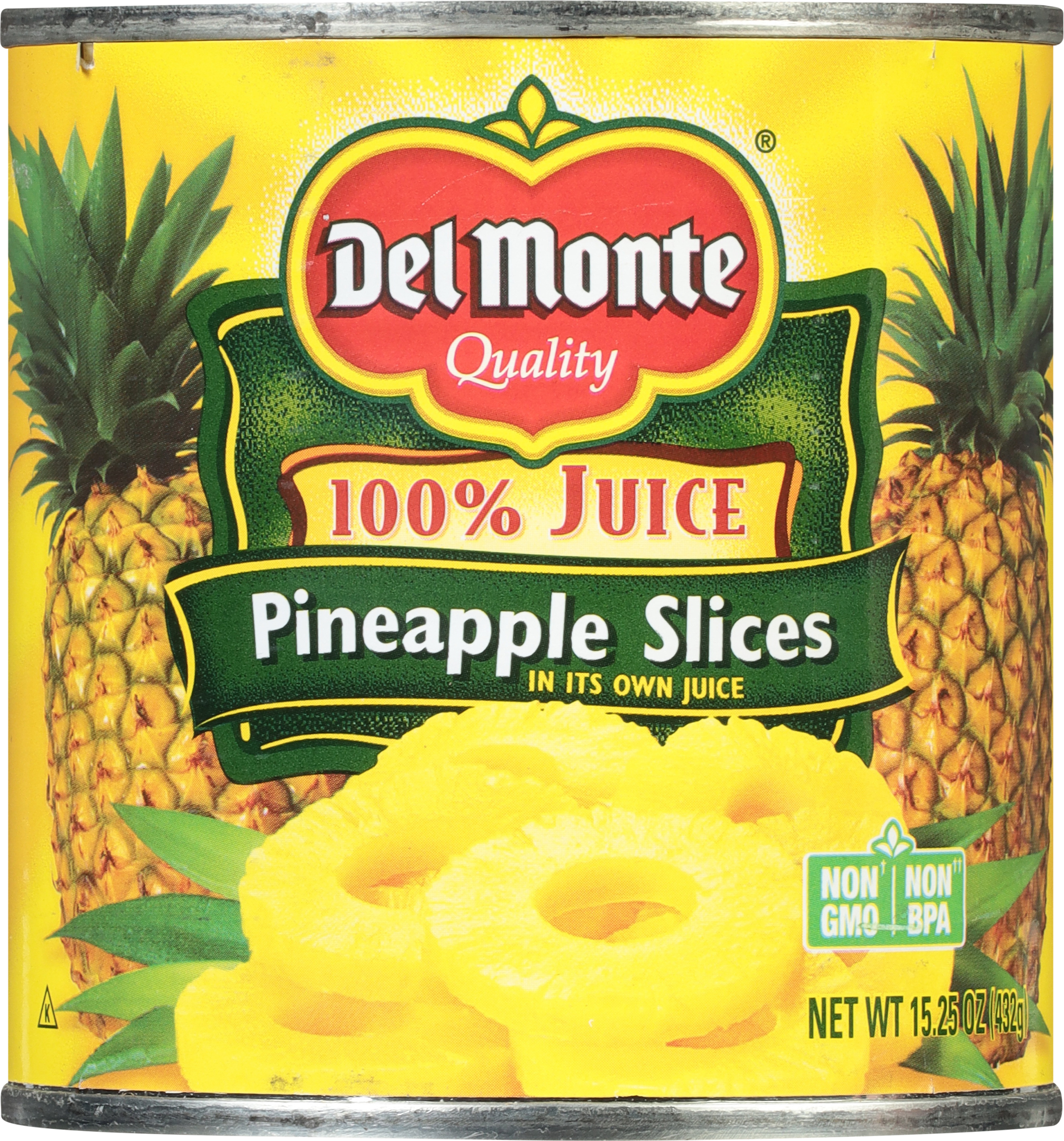 Pineapple Slices, 100% Juice