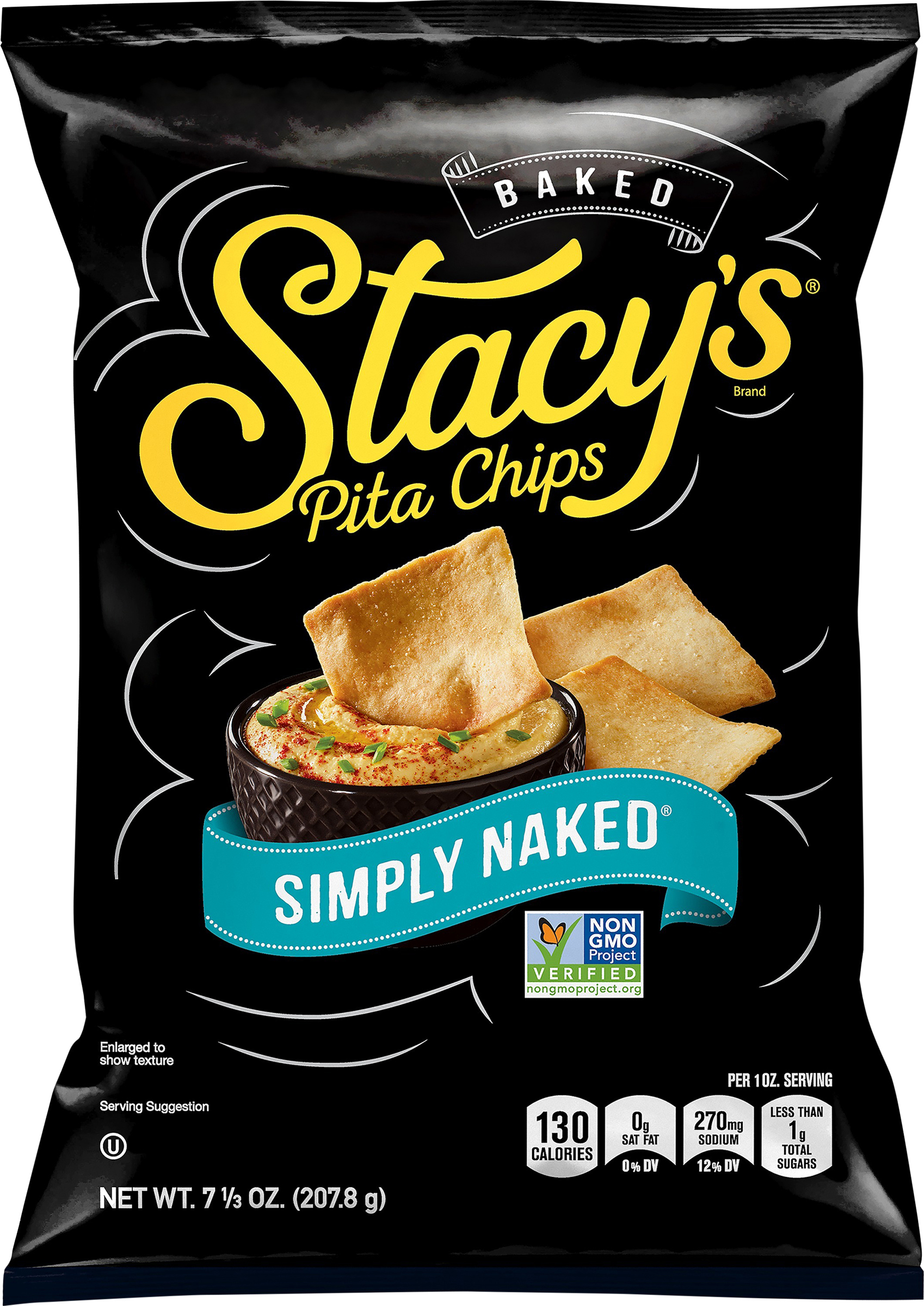 Pita Chips, Simply Naked, Baked