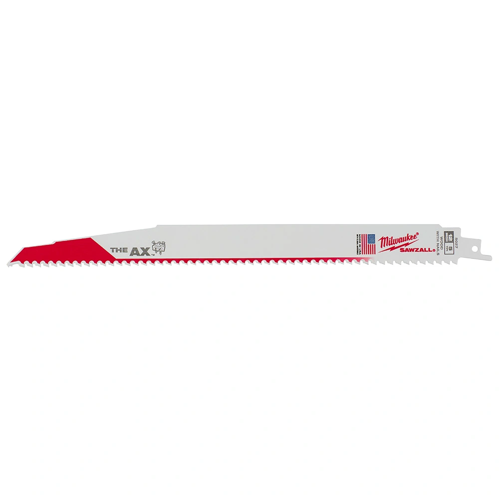 Milwaukee 48-00-5027 12 In. 5 TPI The AX Sawzall Blade (5 Pk - Foto 3