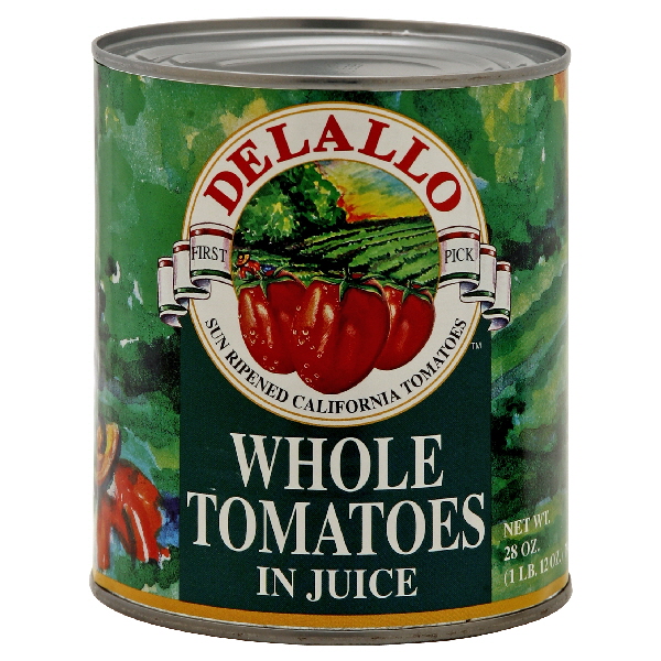 Delallo Whole Tomatoes 28 Oz