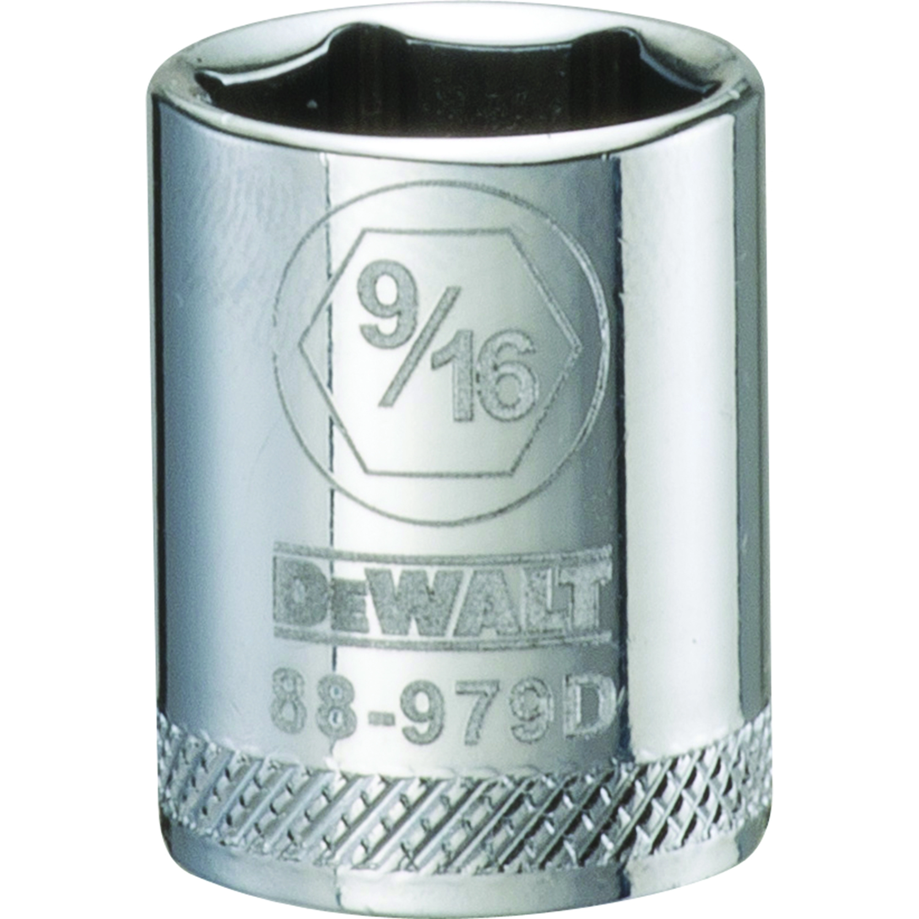 DEWALT 9/16" 3/8" Drive 6 Point Std Socket
