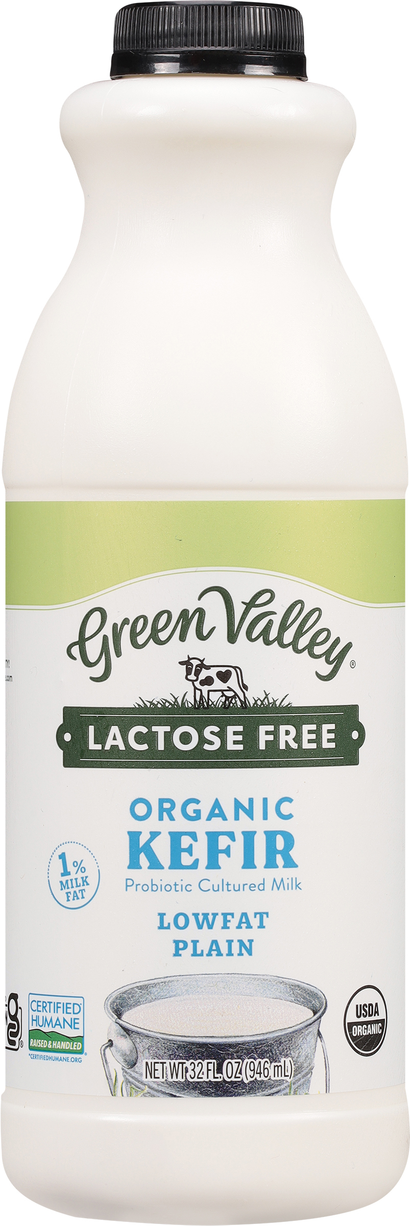 Kefir, Lactose Free, Lowfat, Organic, Plain
