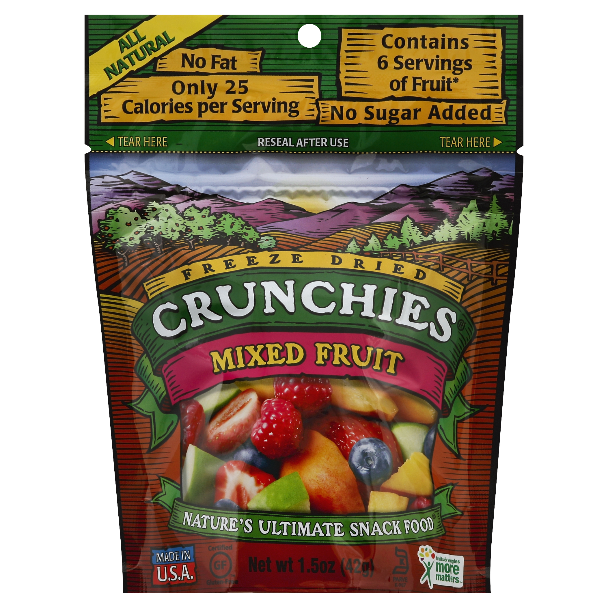 Crunchies Mixed Fruit 1.5 Oz